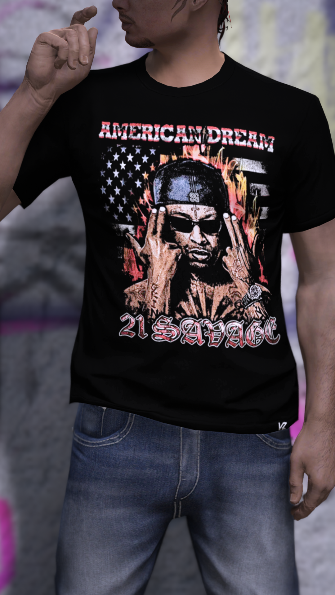 Thumbnail of Grunge T-Shirts (Men) in 21Savage