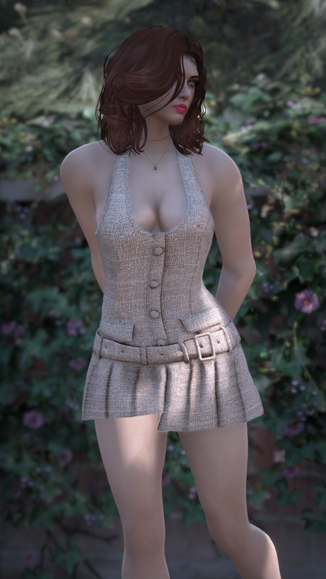 Thumbnail of Fancy Mini-Dress in Beige