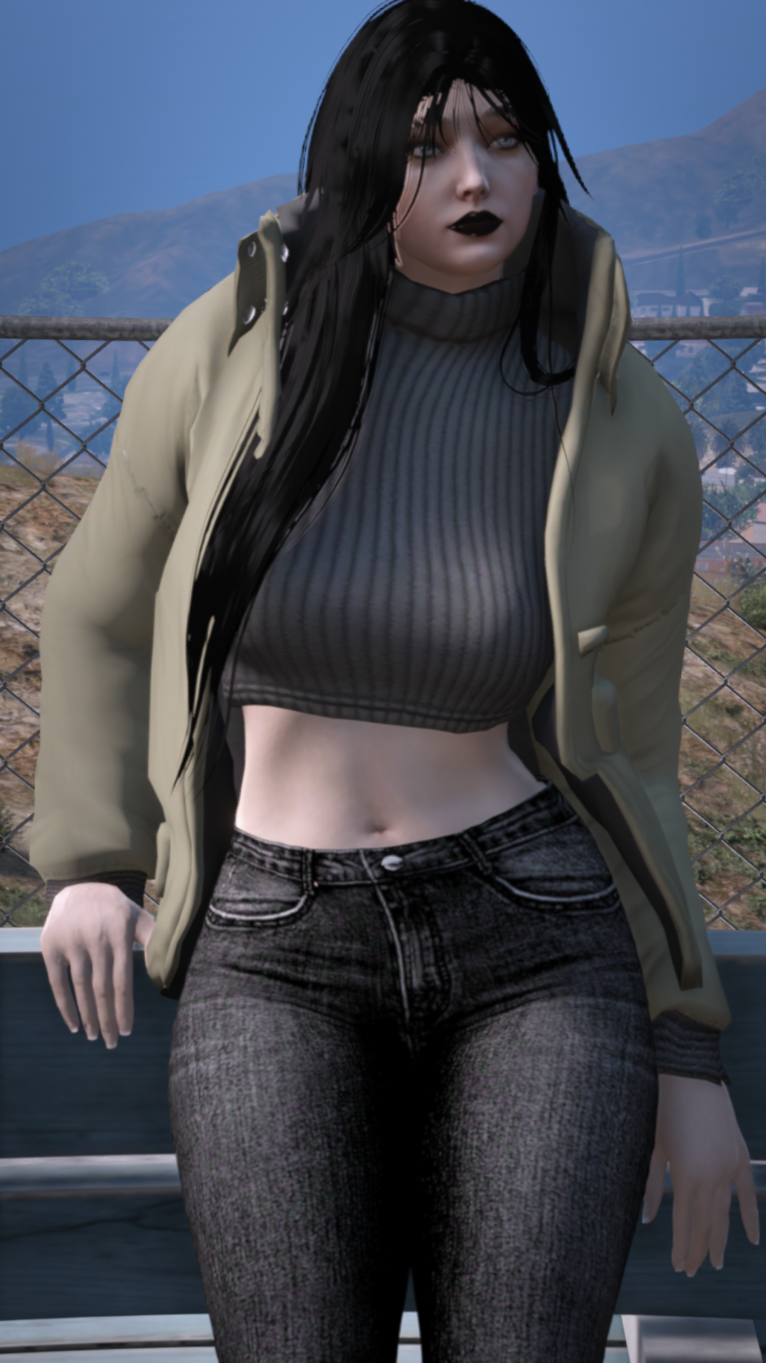 Thumbnail of Jacket & Ribbed Crop Top Set in Beige