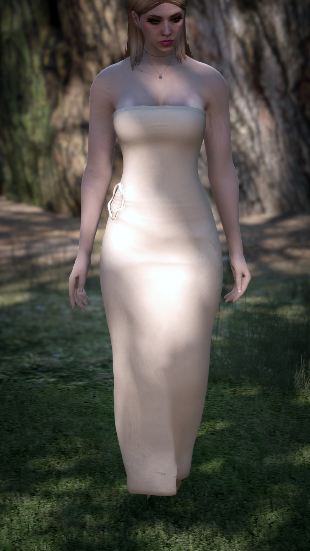 Strapless Maxi Dress