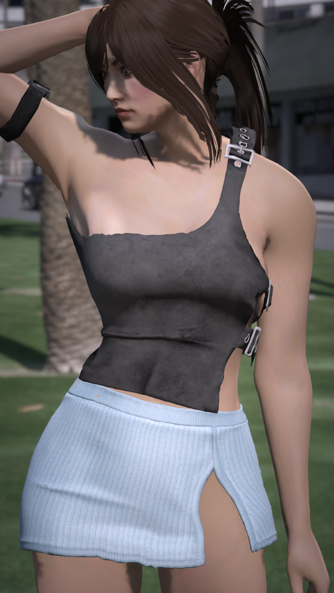 Thumbnail of Buckle Strap Top in Black