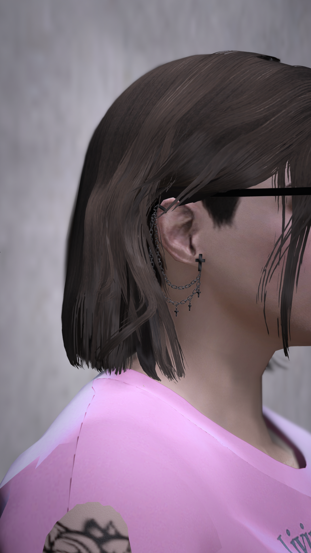 Thumbnail of Gothic Cascade Ear Cuff in Black