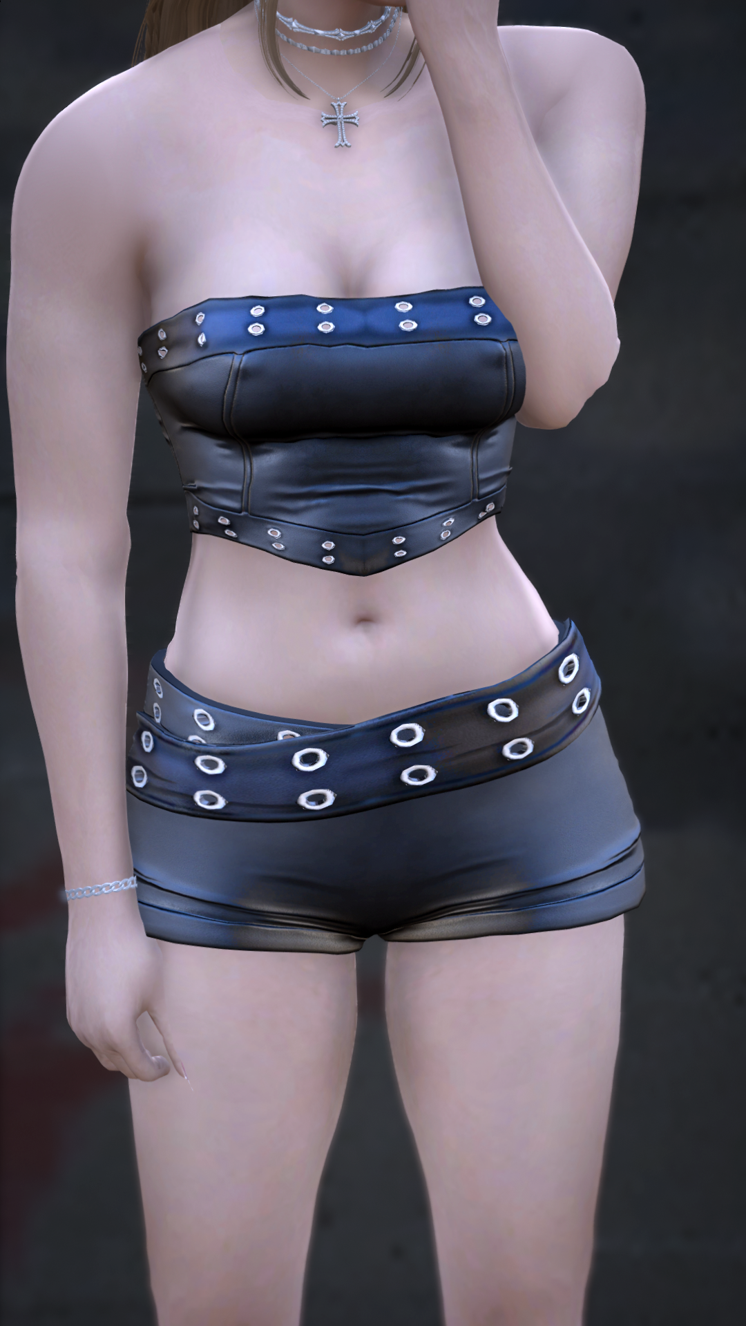 Thumbnail of Leather Set in Black