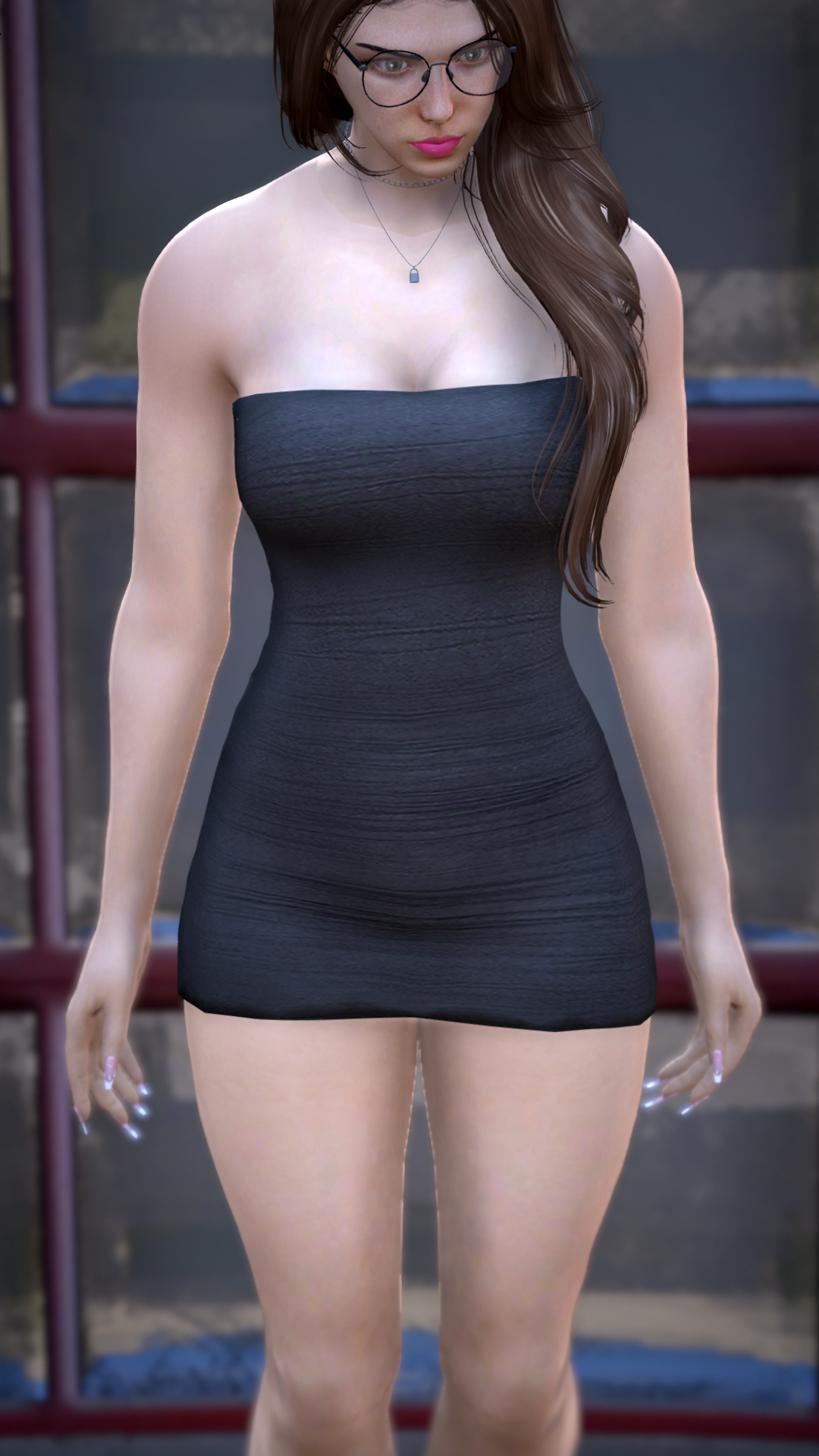 Thumbnail of Strapless Bodycon Mini in Black