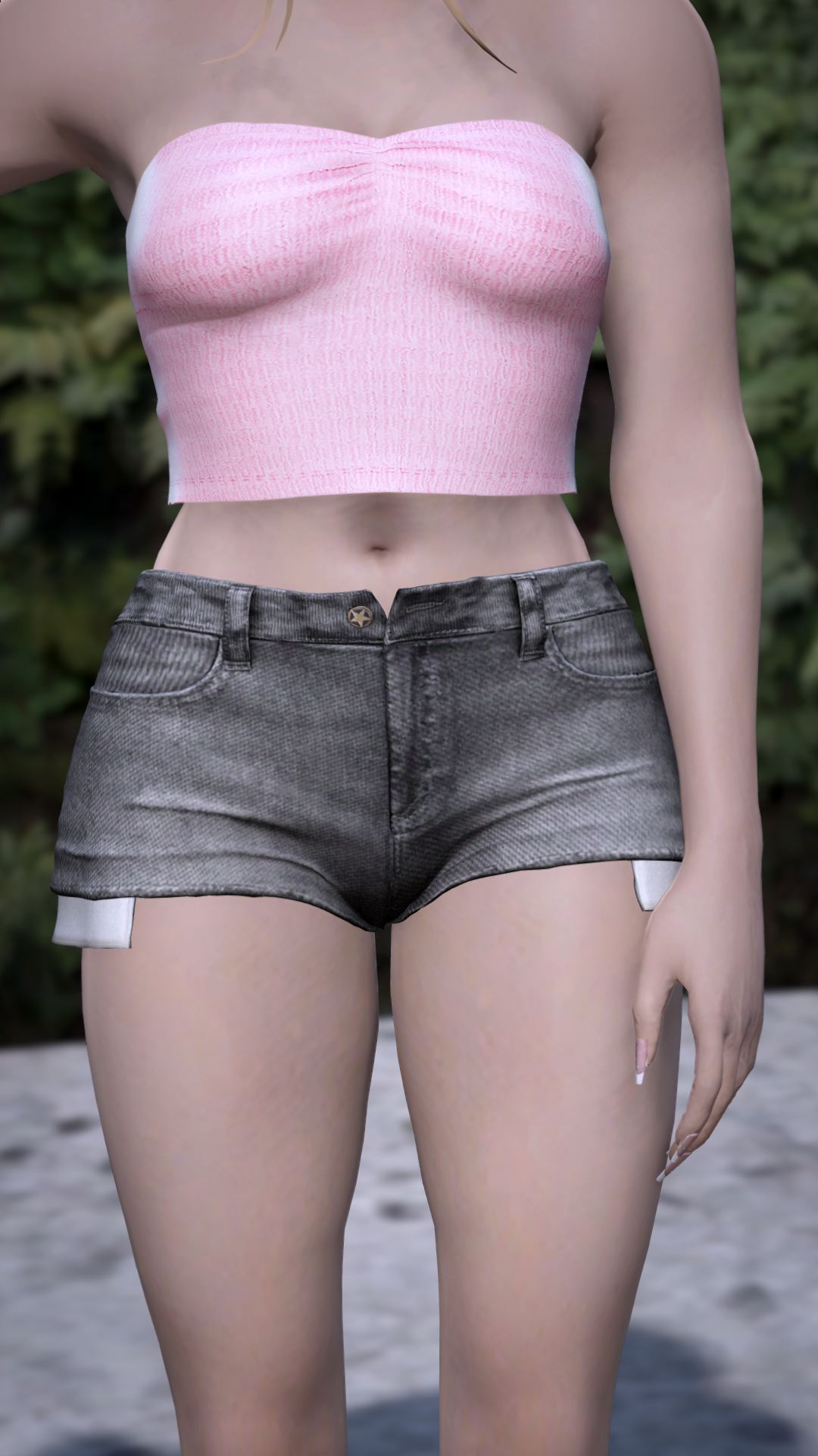 Thumbnail of Short Jeans in Black