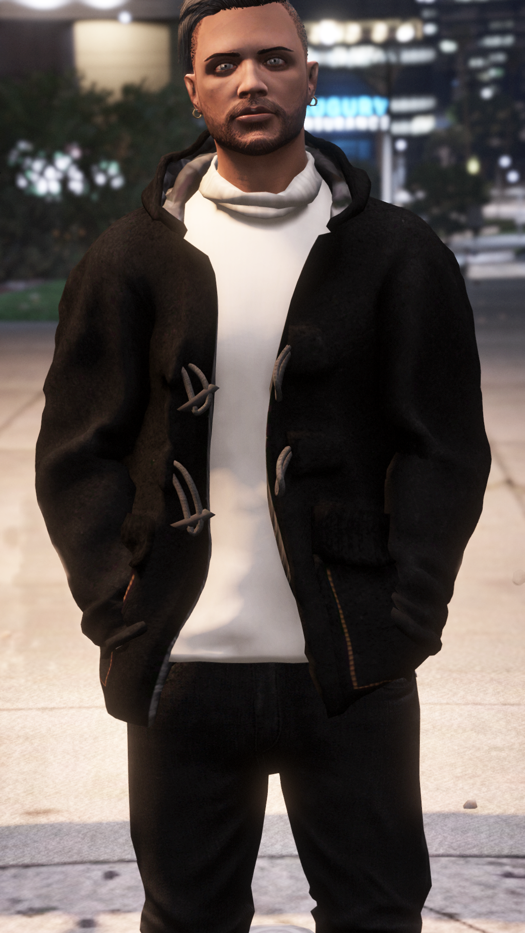 Thumbnail of Winter Coat & Sweater in Black