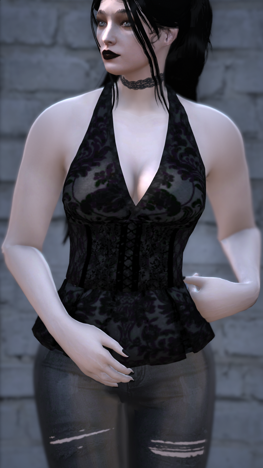 Thumbnail of Long Corset in Black 2