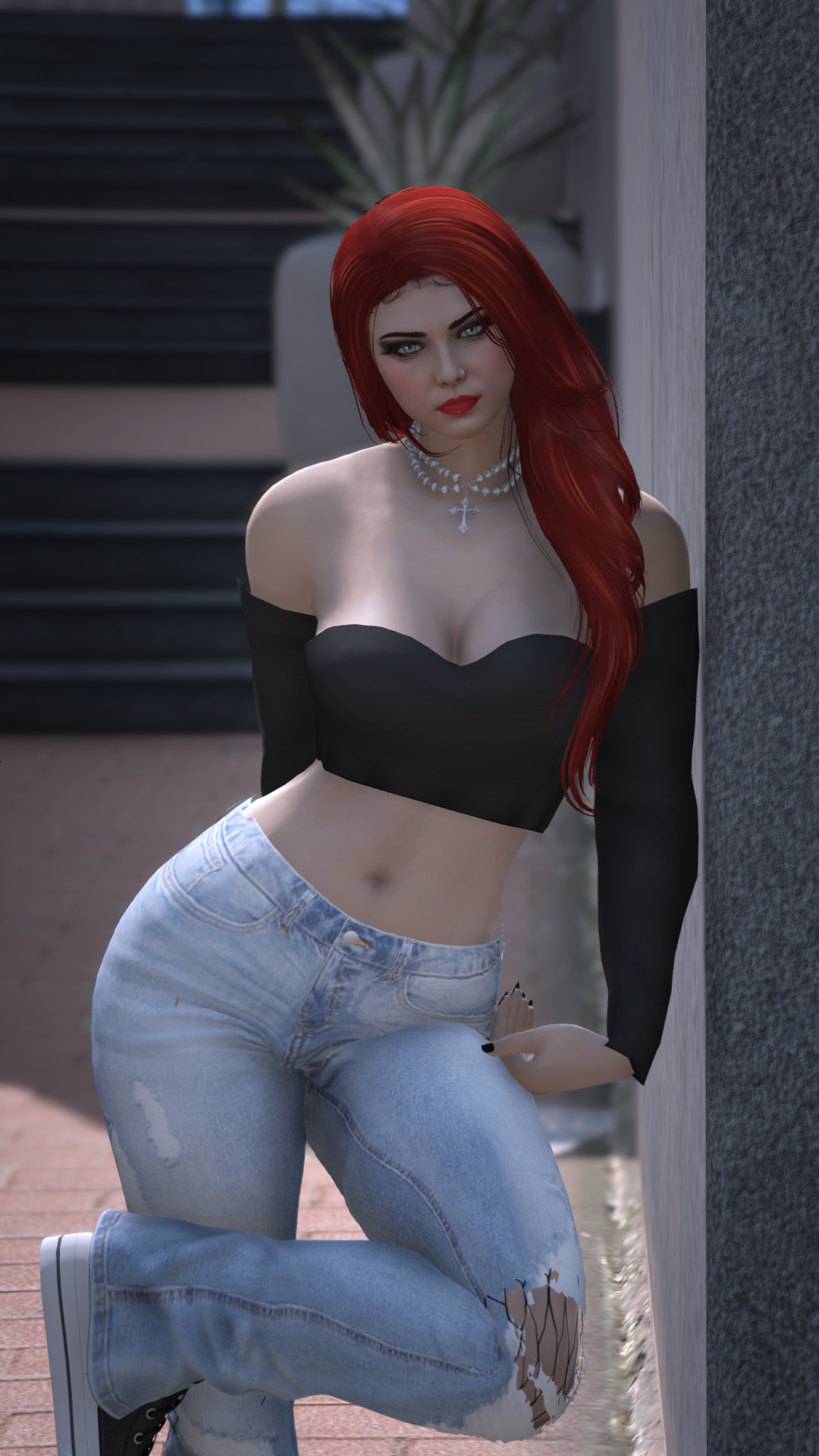 Thumbnail of Off-Shoulder Top in Black