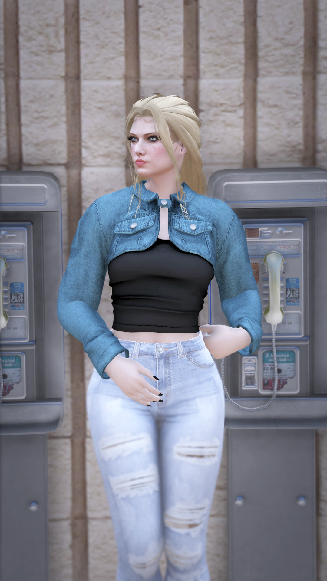 Cropped Denim Jacket