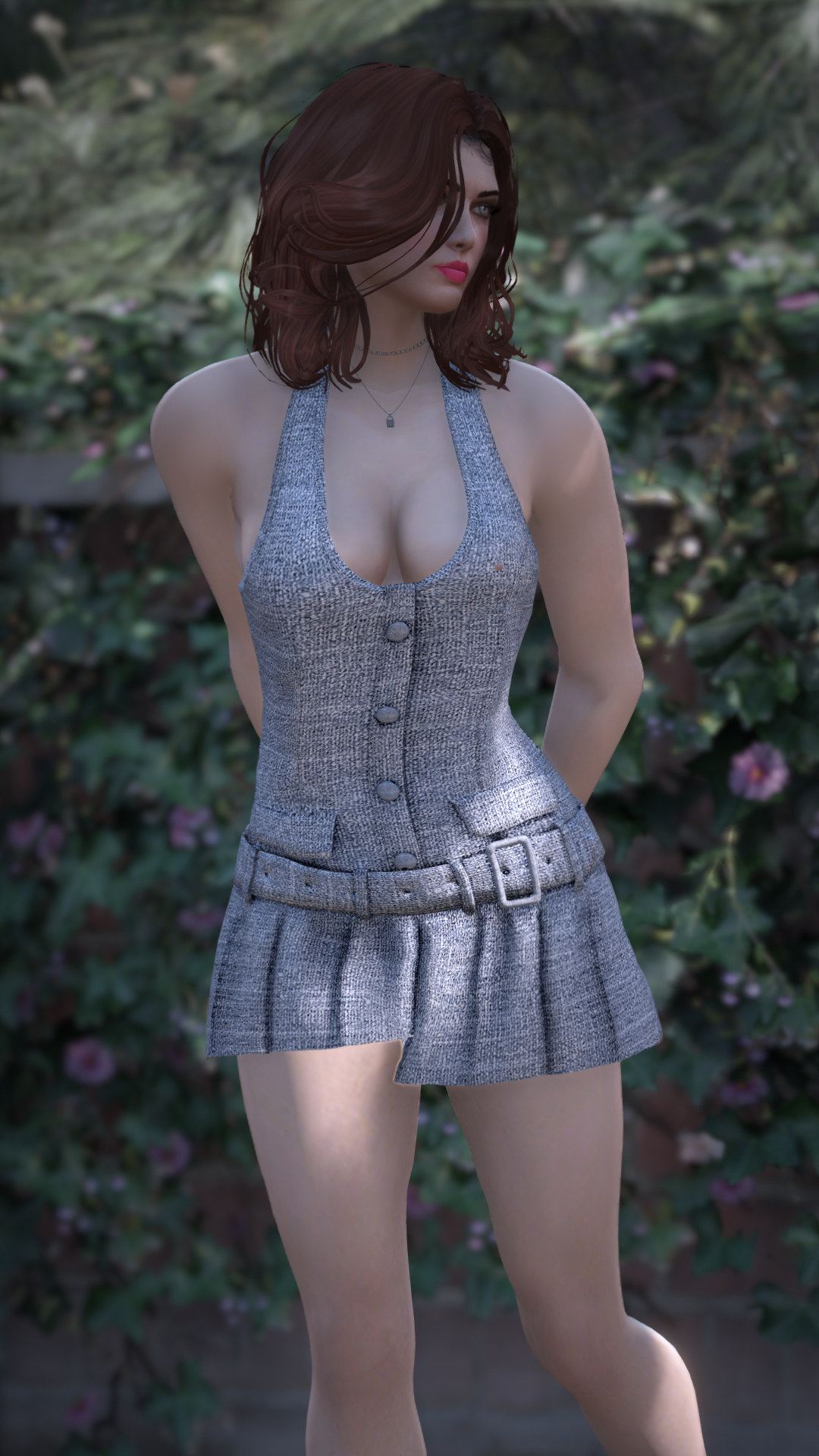 Thumbnail of Fancy Mini-Dress in Blue