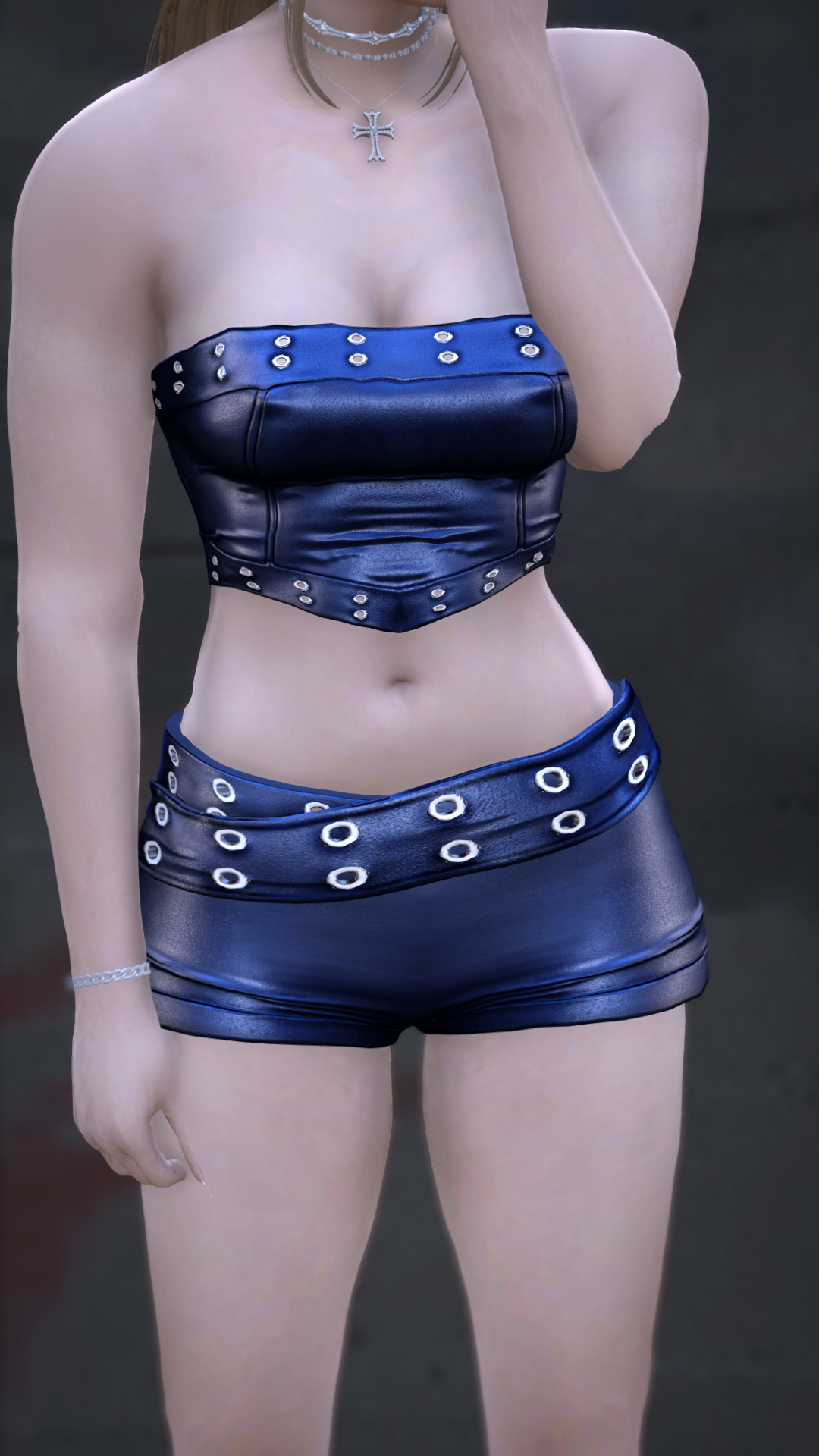 Thumbnail of Leather Set in Blue