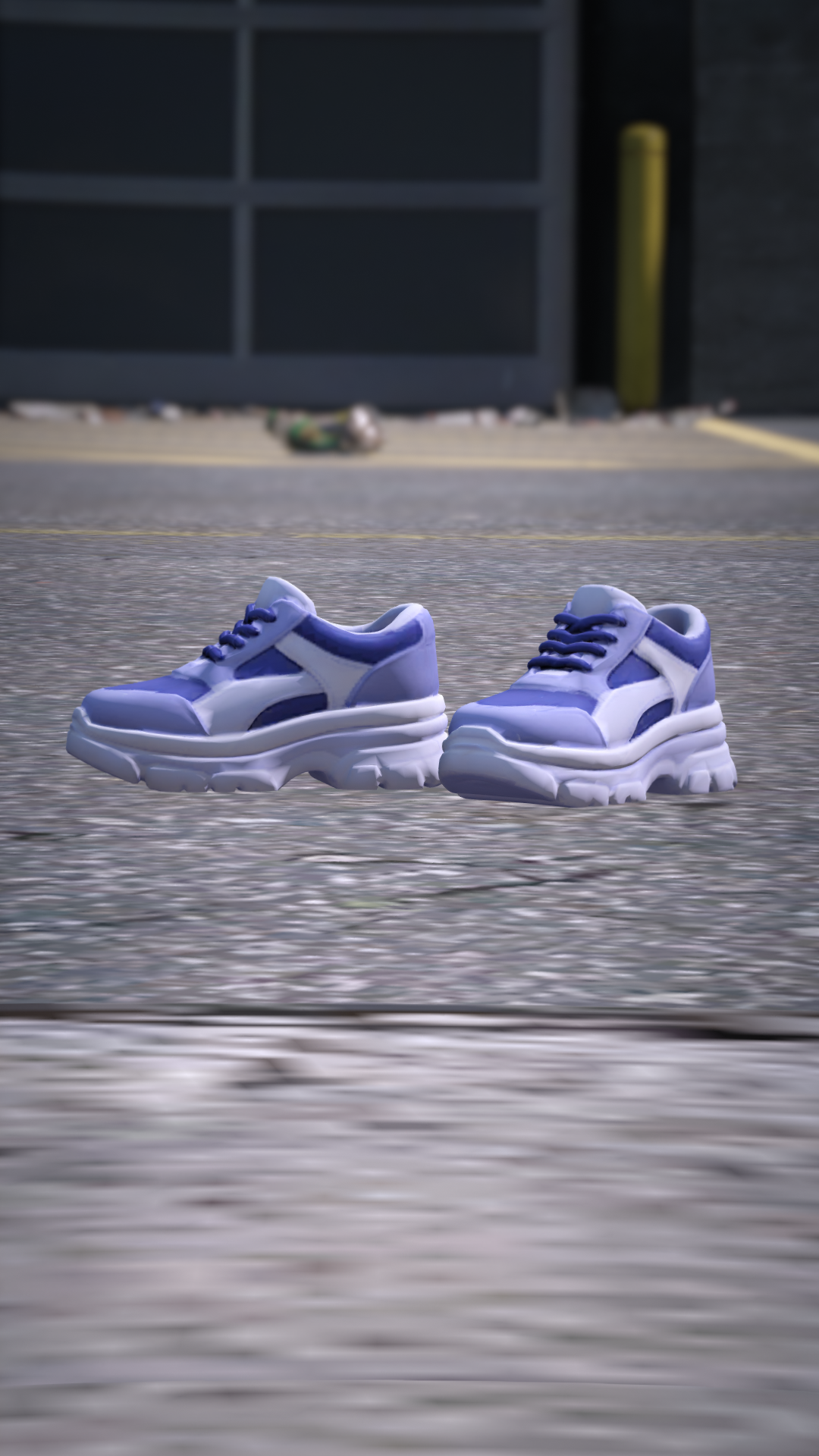 Thumbnail of Retro Sneaker (Unisex) in Blue
