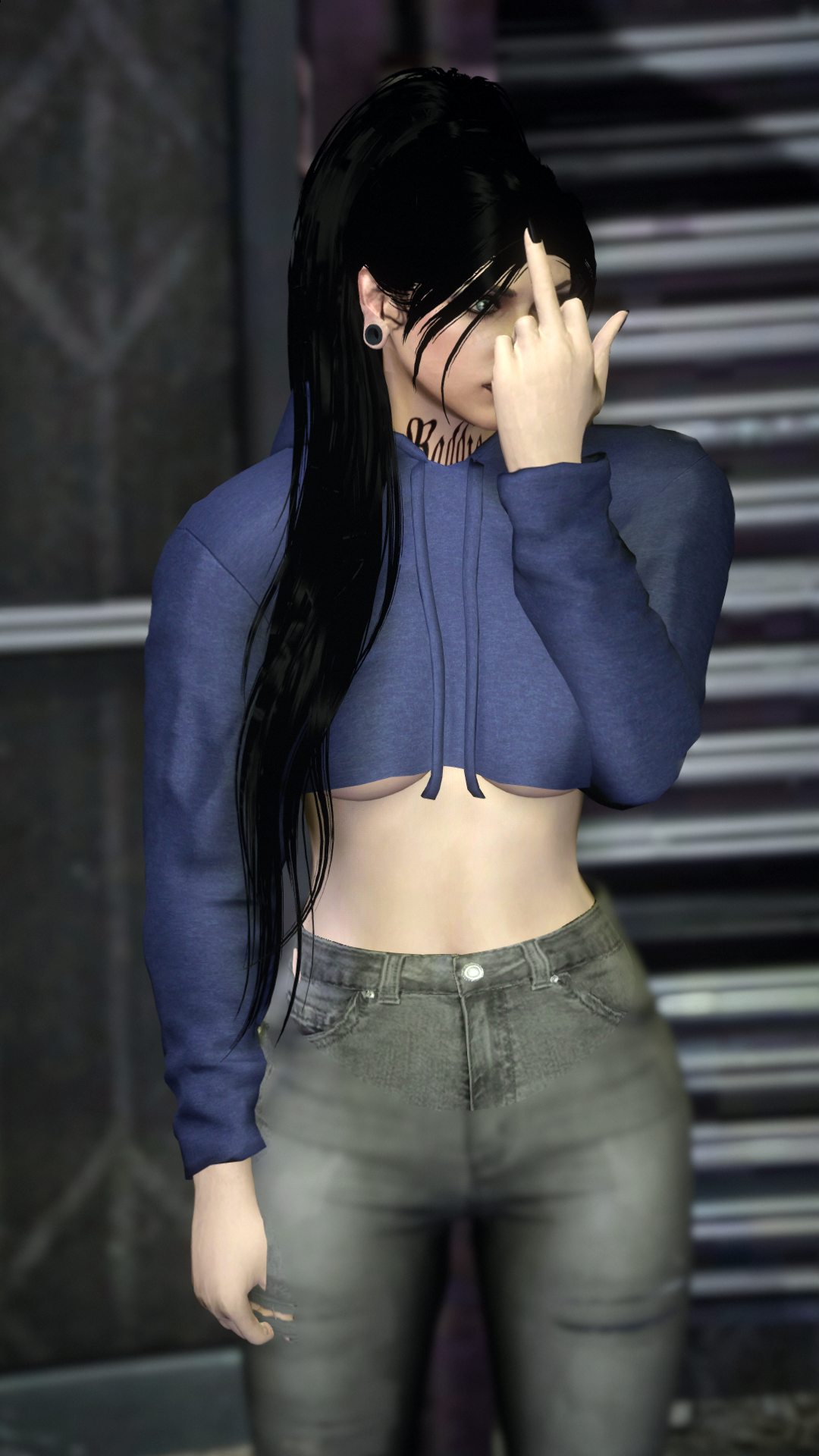 Thumbnail of Short sweater in Blue