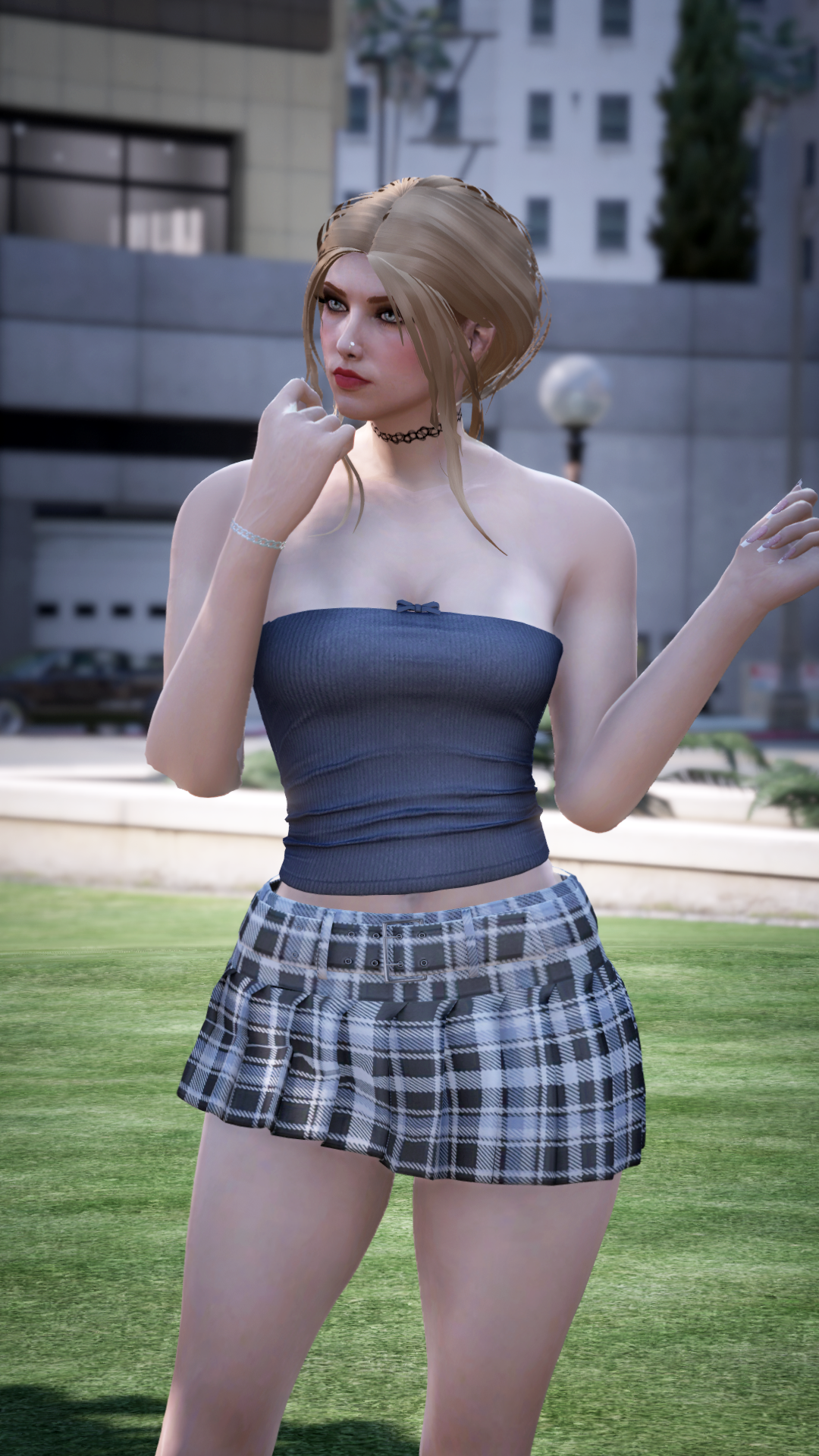 Thumbnail of Strapless Top in Blue