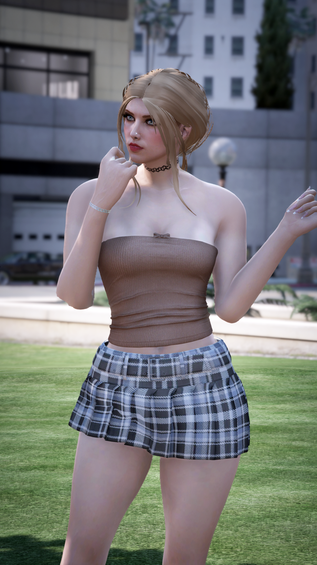 Thumbnail of Strapless Top in Brown