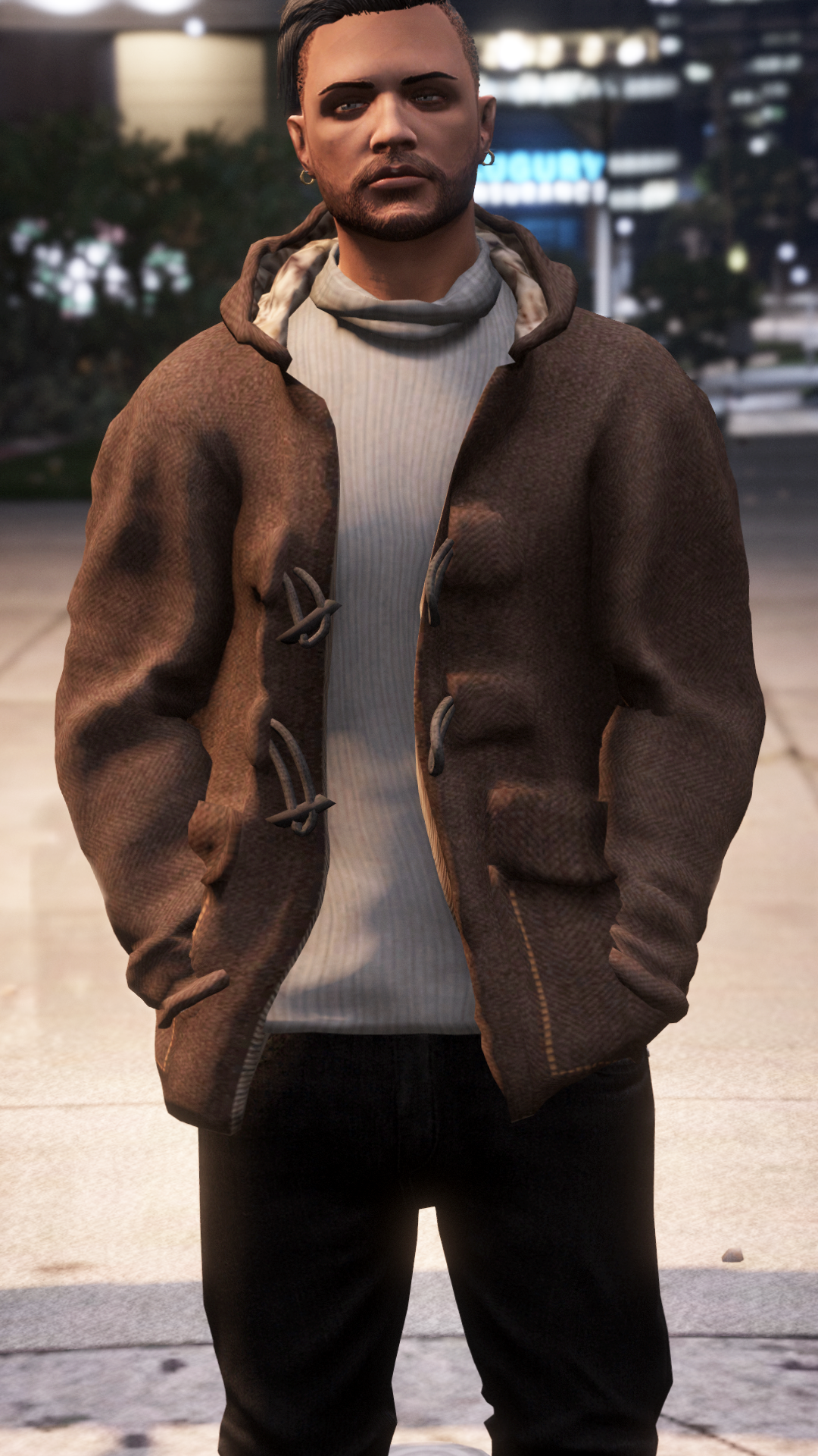 Thumbnail of Winter Coat & Sweater in Brown