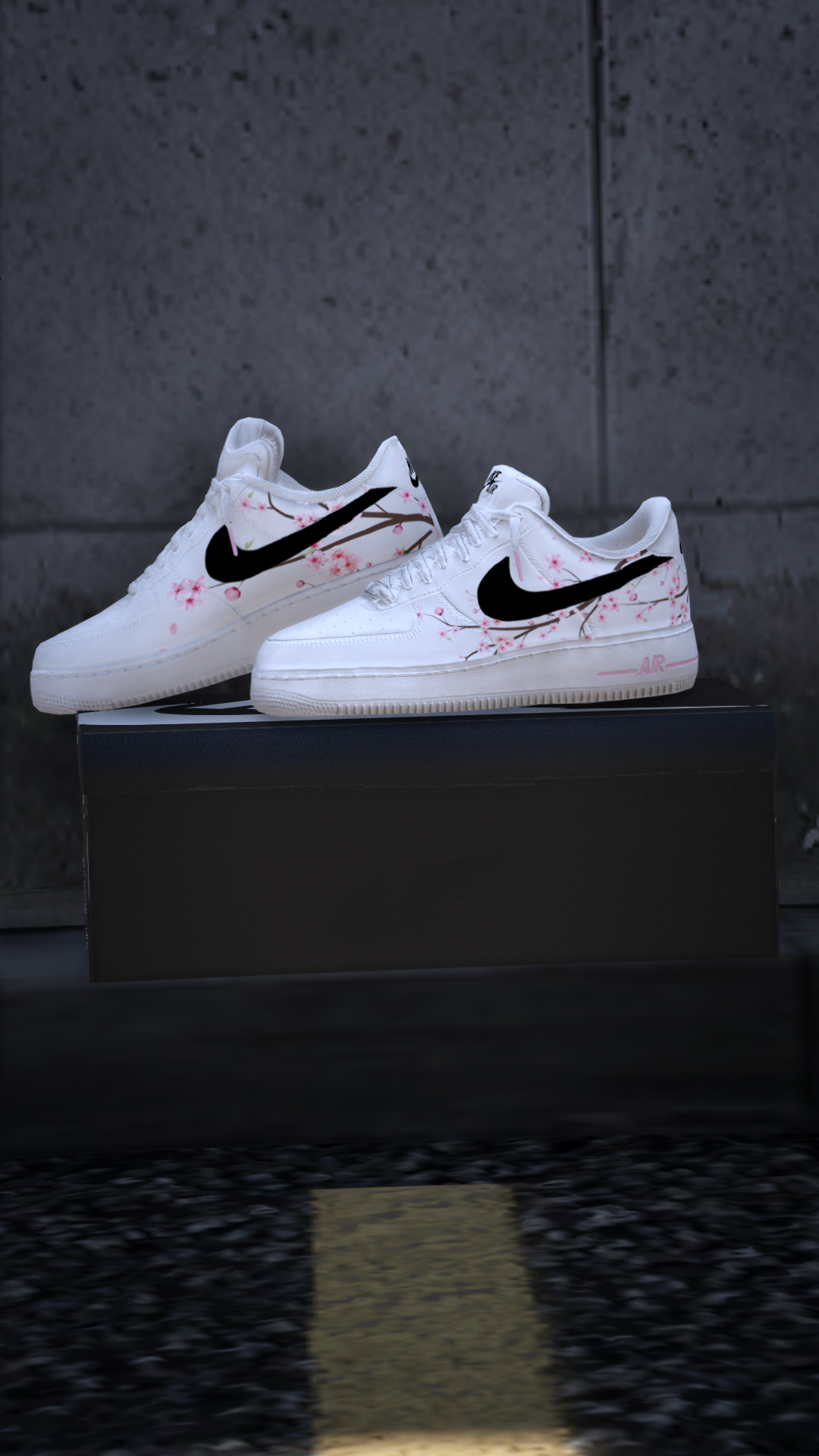 Thumbnail of Custom Sneaker (Women) in Cherry Flowers