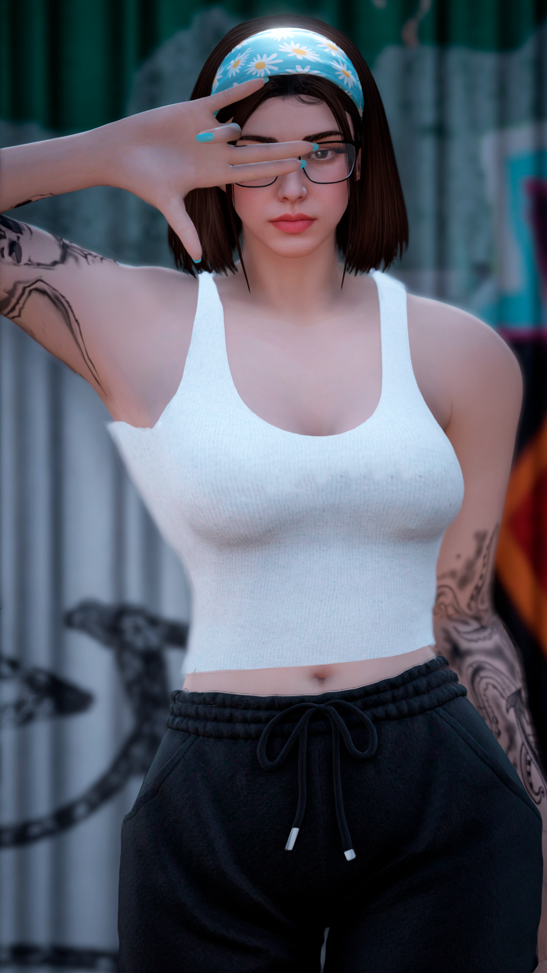 Thumbnail of Cropped Tank Top in White