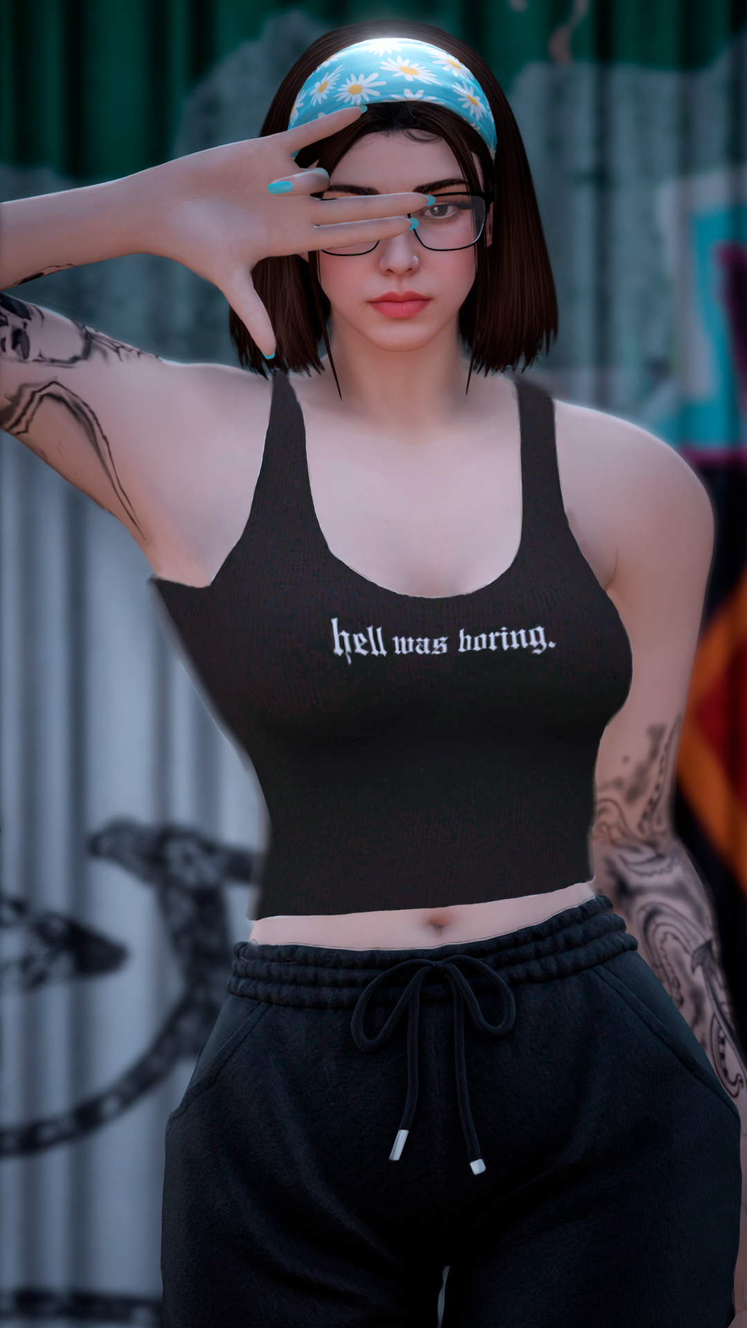 Thumbnail of Cropped Tank Top in Hell Boring