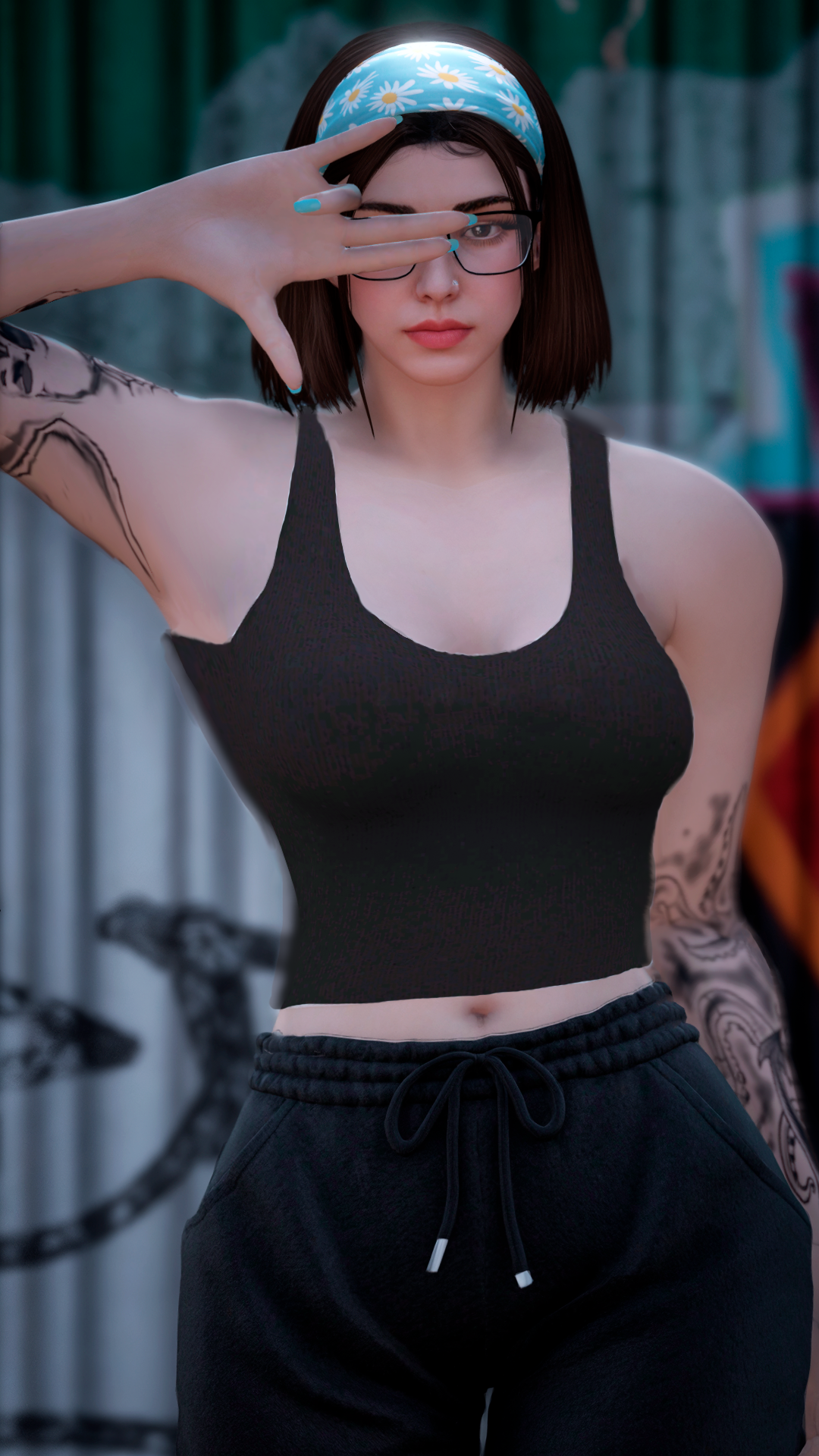 Thumbnail of Cropped Tank Top in Black