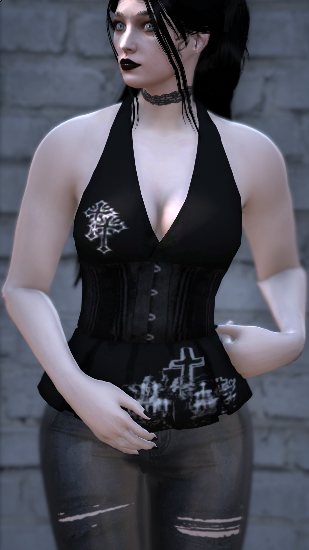 Thumbnail of Long Corset in Black 3