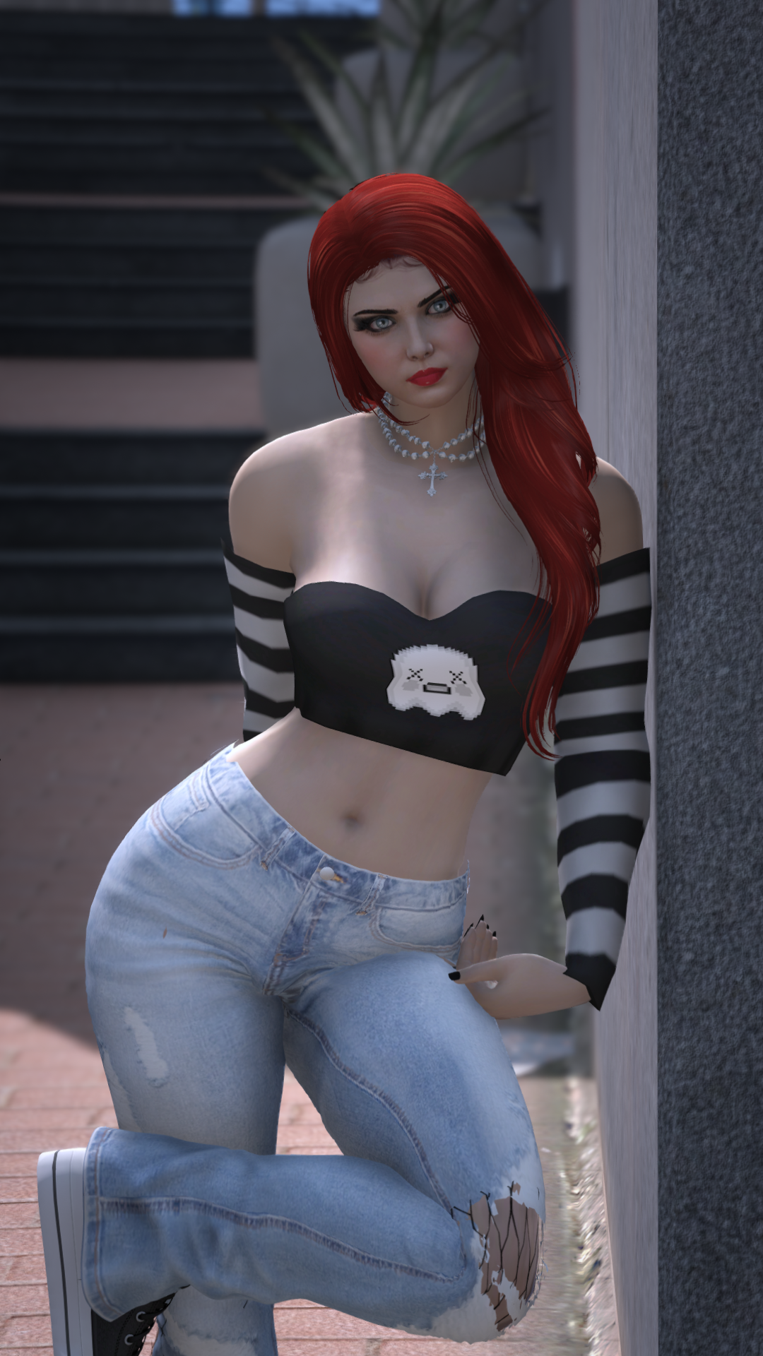 Thumbnail of Off-Shoulder Top in Ghost