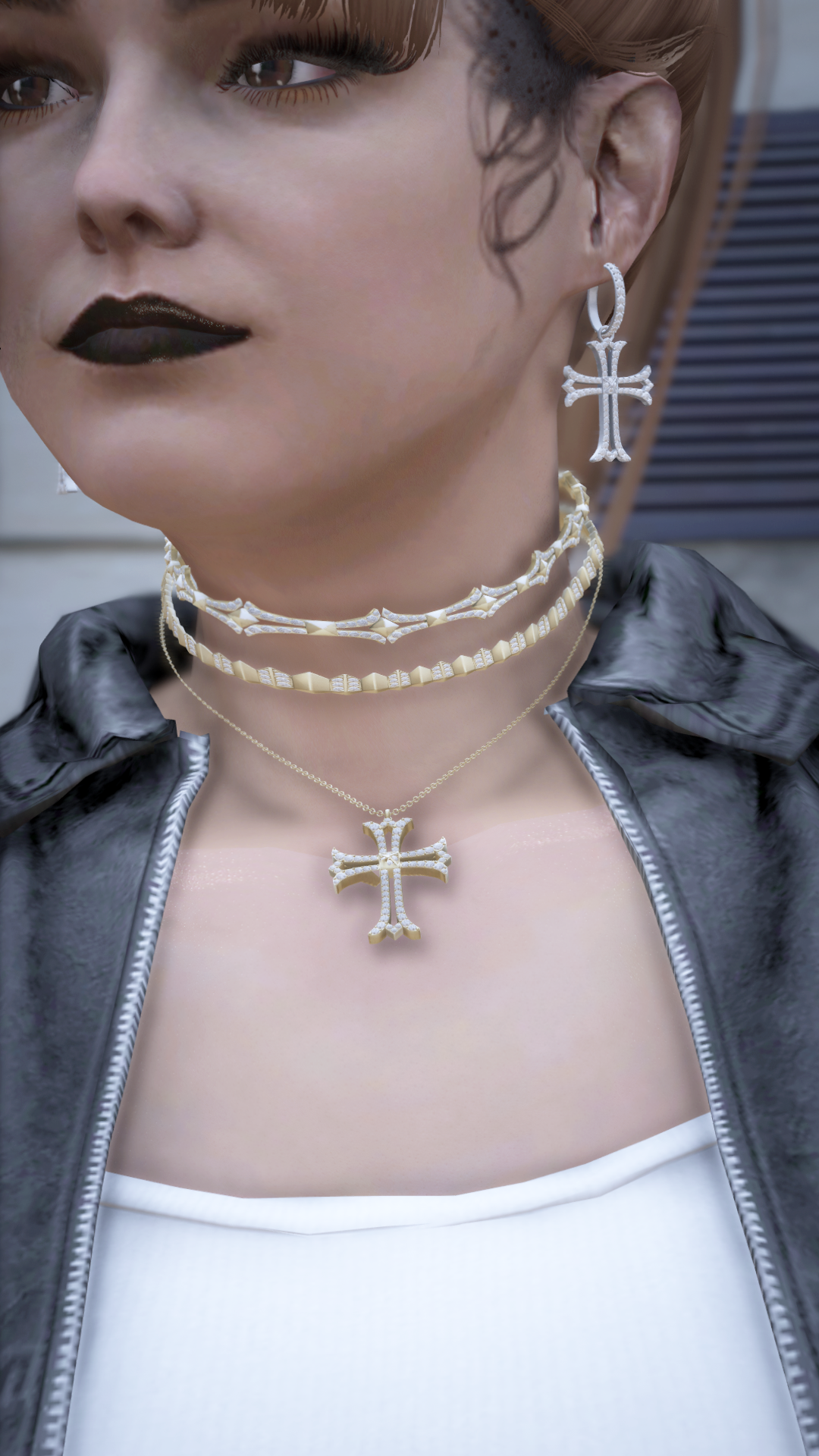 Thumbnail of Complete Necklace Set in Gold