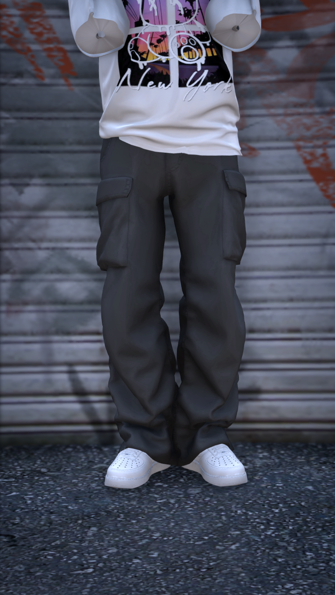 Thumbnail of Baggy Pants in Gray