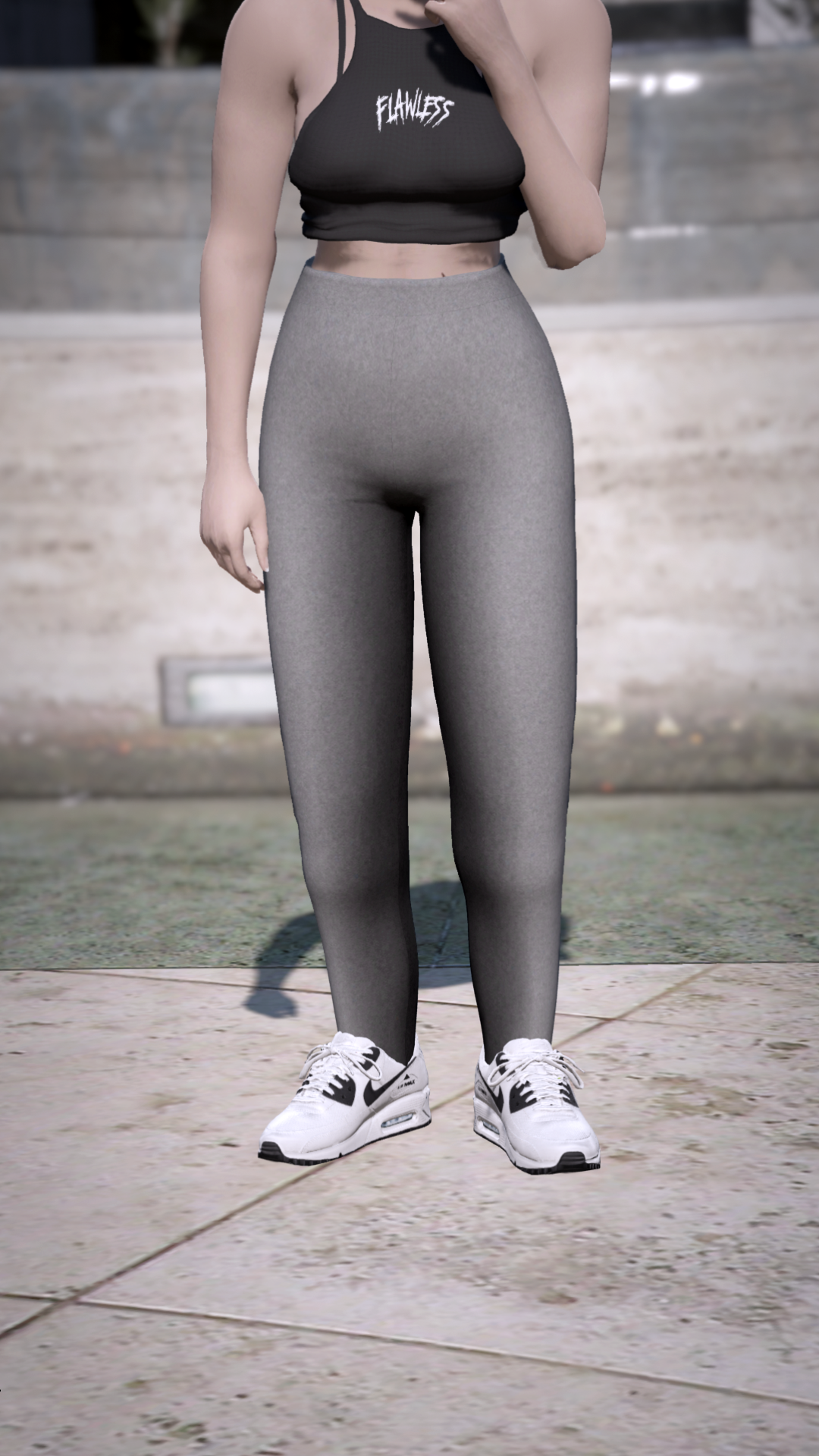Thumbnail of High-Waist Leggings in Gray