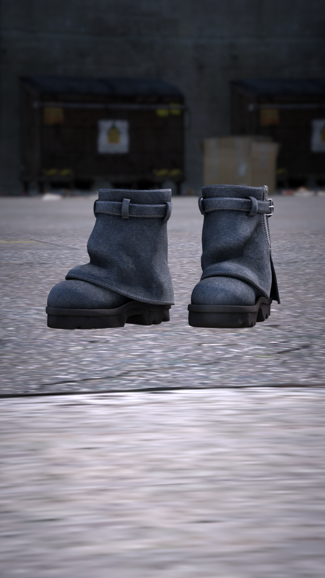 Thumbnail of Leather Boots in Gray