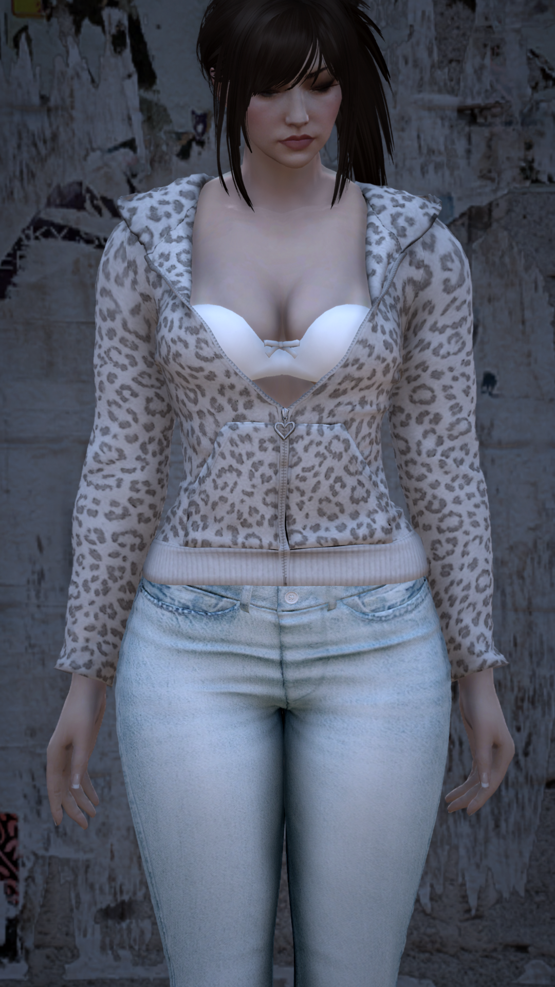 Unzipped Heart Hoodie