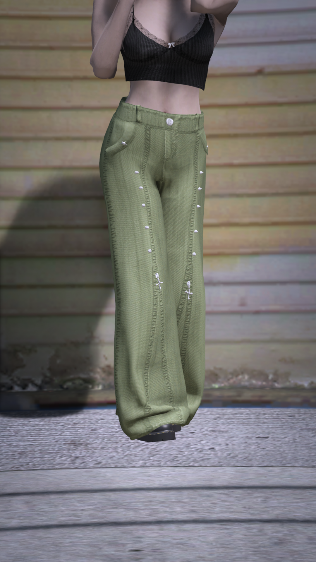 Thumbnail of After Dark Jeans in Green