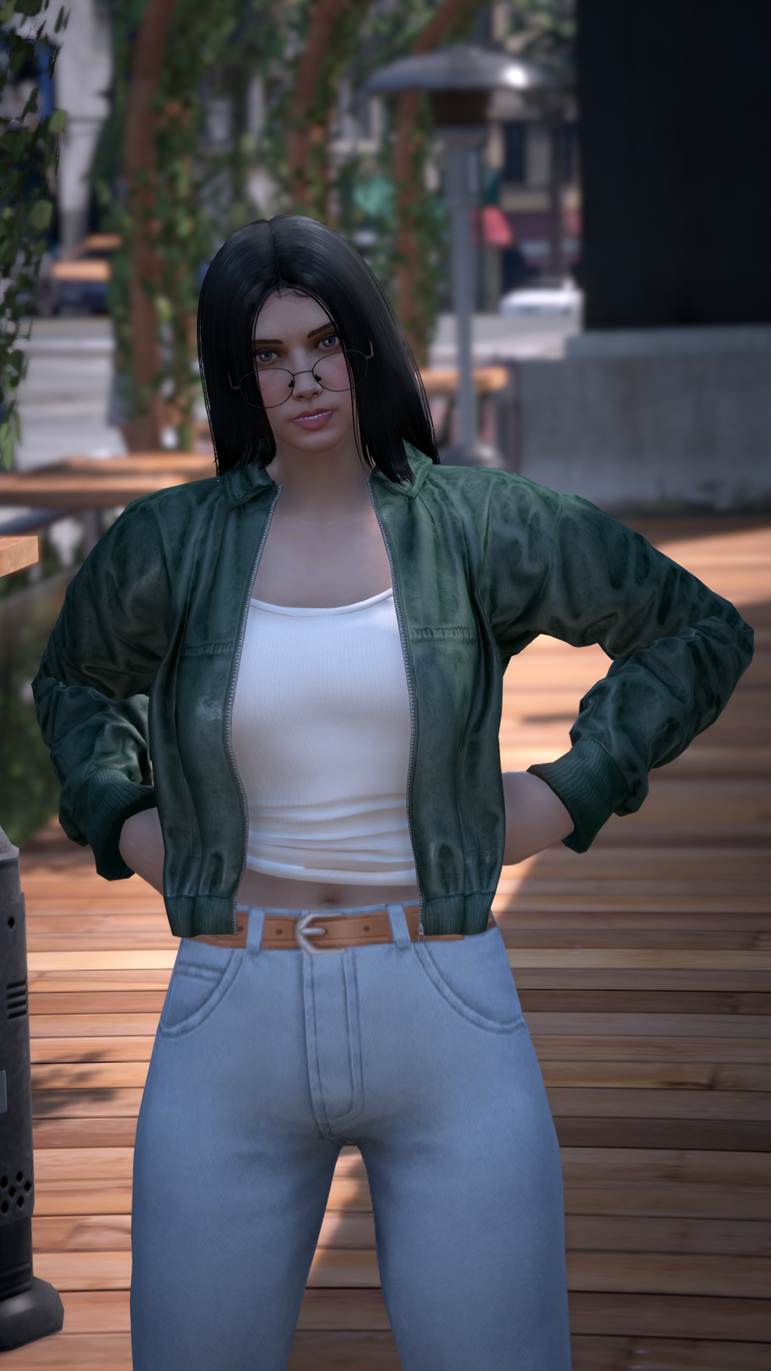 Thumbnail of Zip-Up Bomber Jacket (Includes T-shirt) in Green