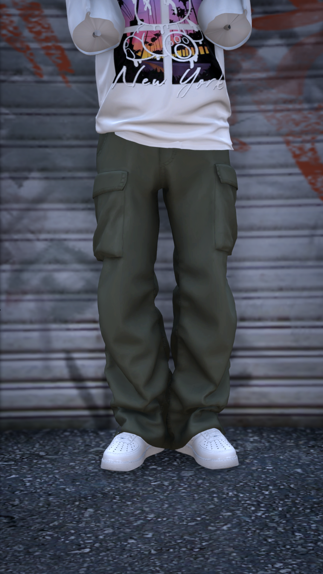Thumbnail of Baggy Pants in Green