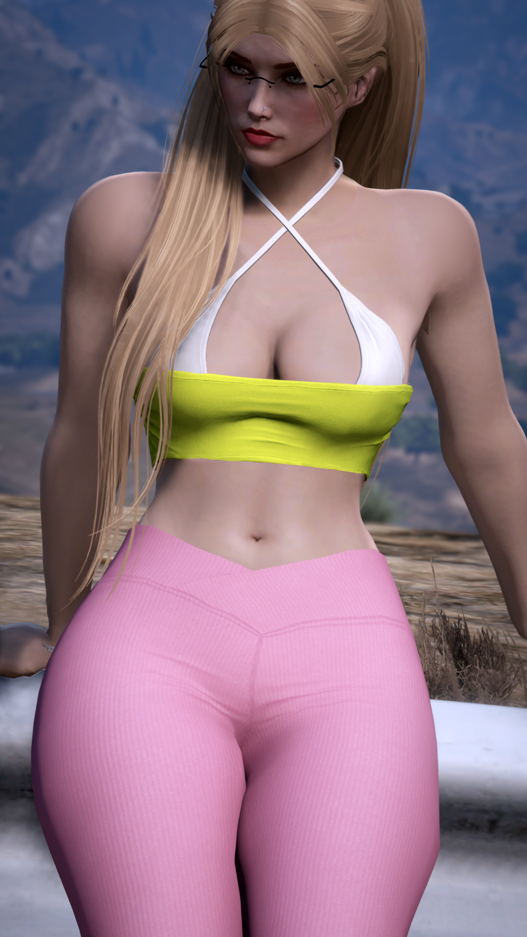 Thumbnail of Crisscross Front Top in Green