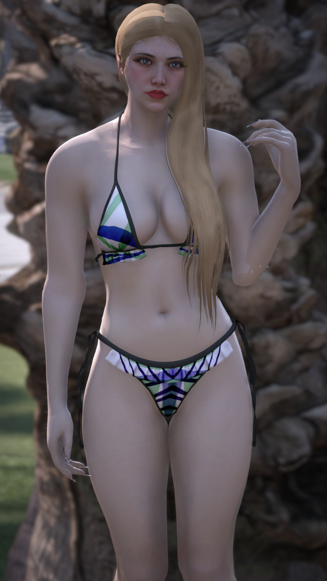 Thumbnail of Ruffle Bikini Set in Green