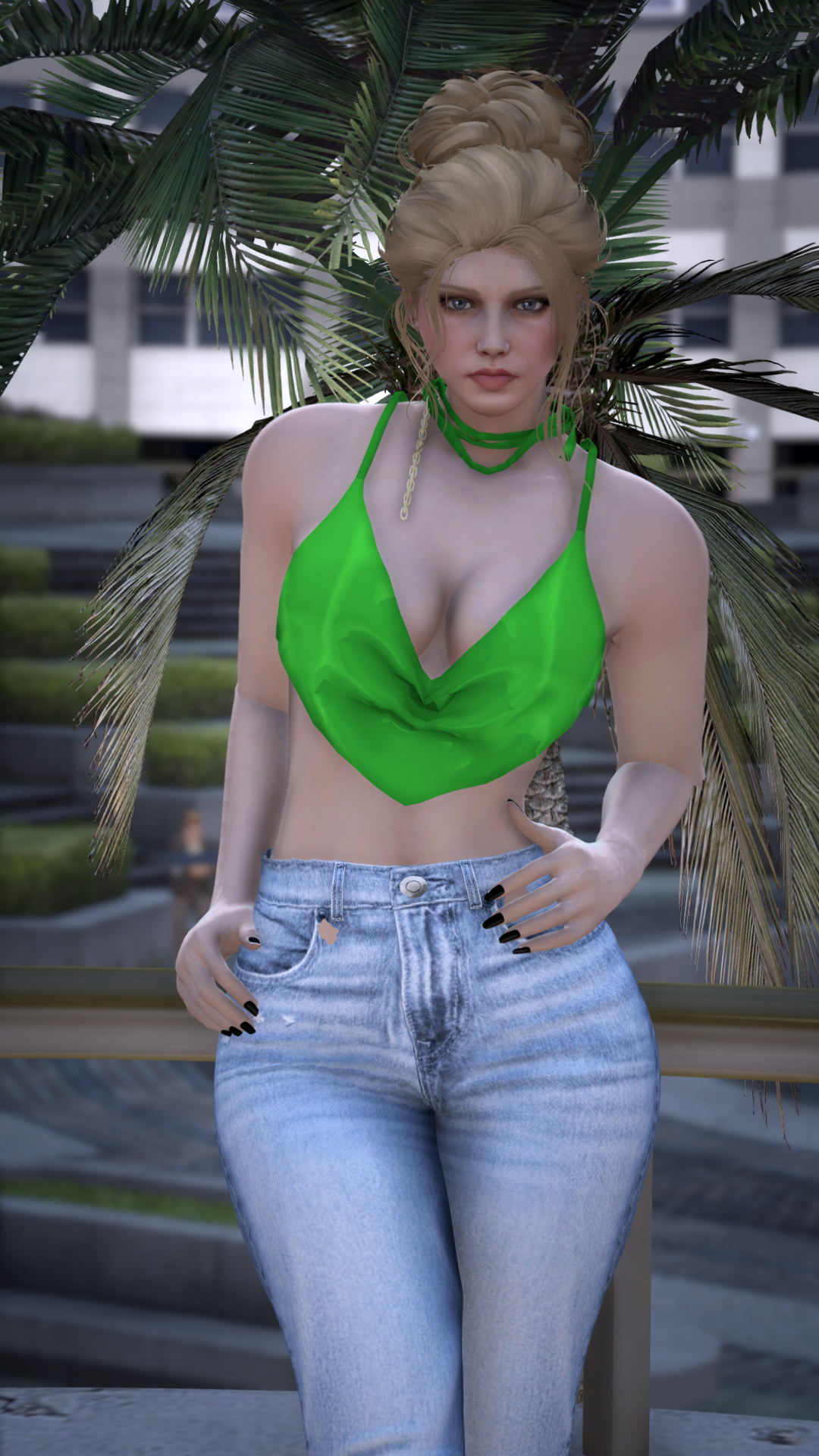 Thumbnail of Sunset Glow Top in Green