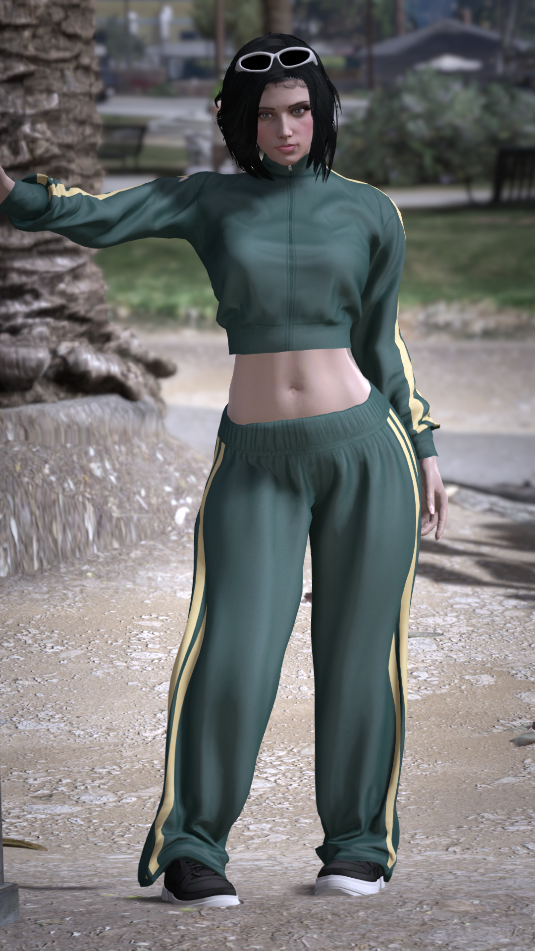 Thumbnail of Casual Tracksuit Set in Green