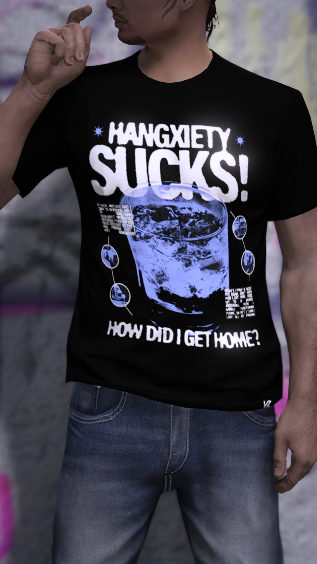 Thumbnail of Grunge T-Shirts (Men) in Hangxiety