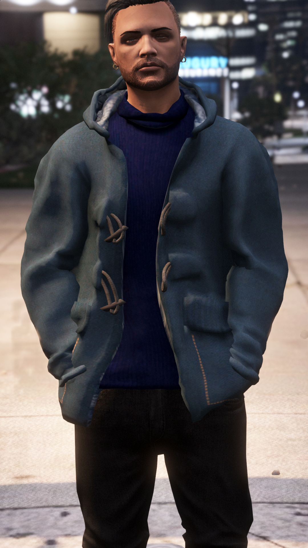 Thumbnail of Winter Coat & Sweater in King Blue