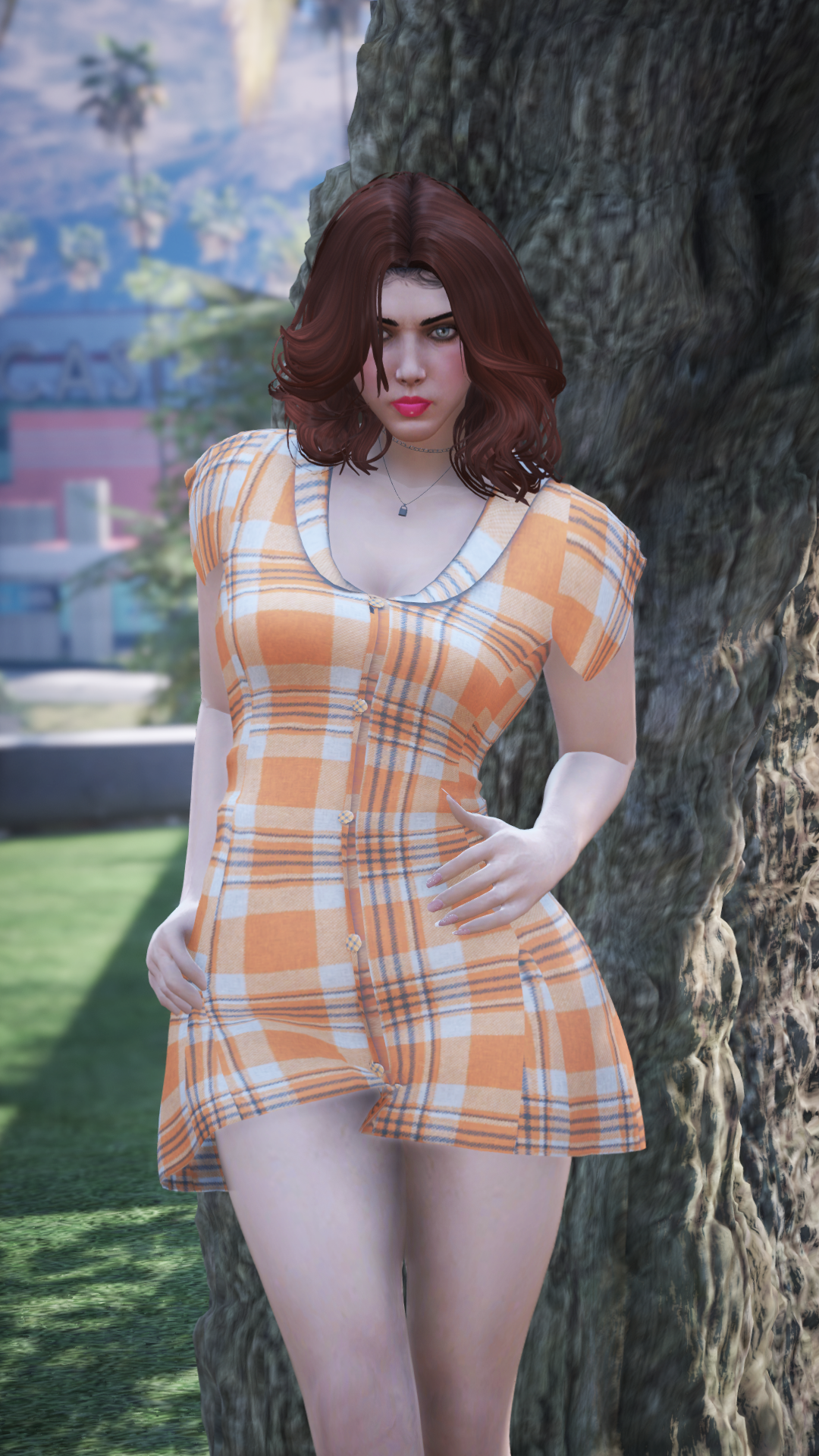 Thumbnail of Fancy Dress in Orange