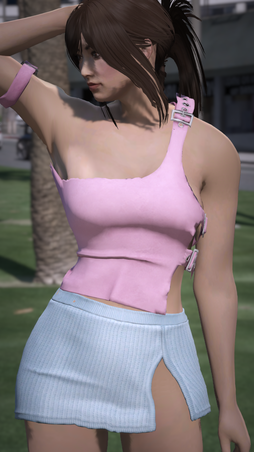 Buckle Strap Top