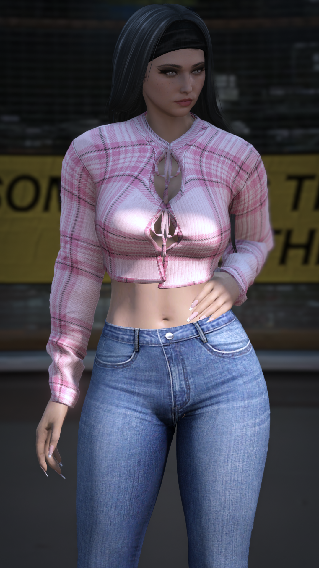 Thumbnail of Front Tie Cutout Crop Cardigan in Pink