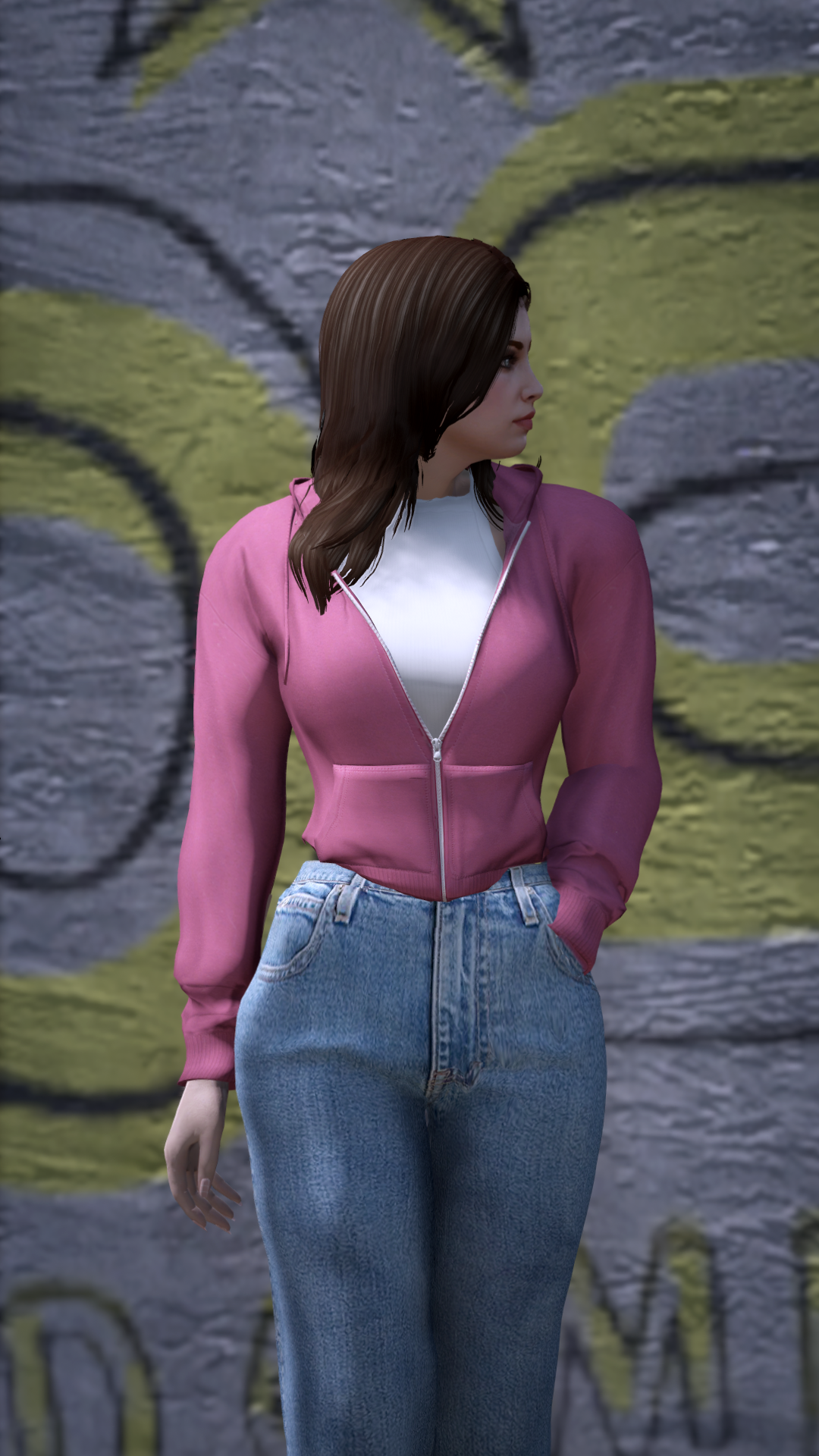 Thumbnail of Classic Zip-Up Hoodie in Pink