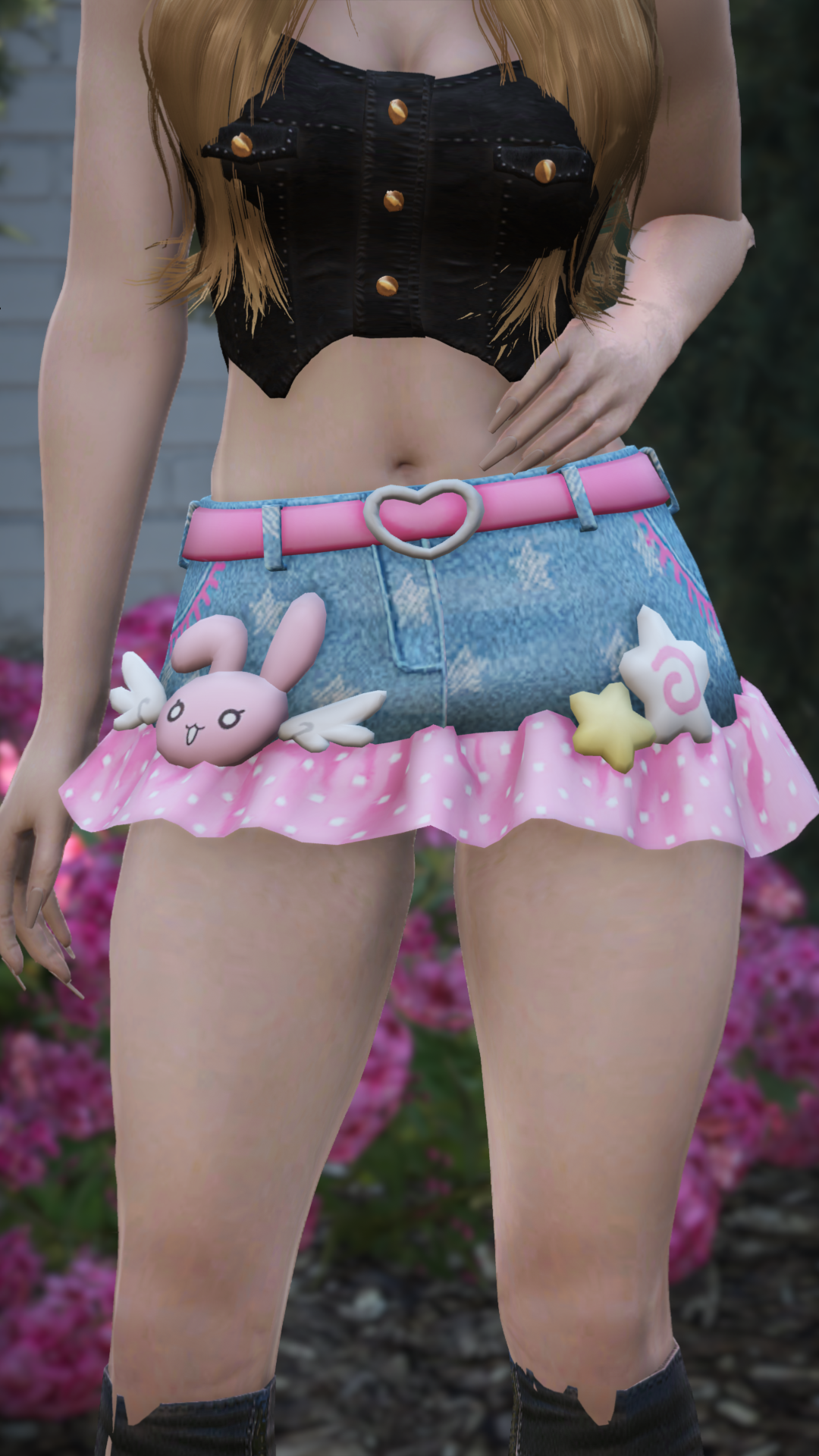 Kawaii Bunny Ruffle Miniskirt