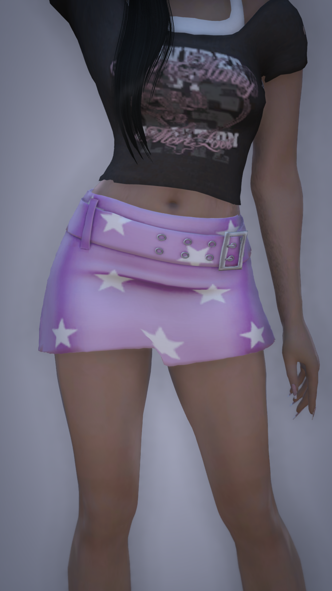 Thumbnail of Star Belt Micro Skirt in Pink