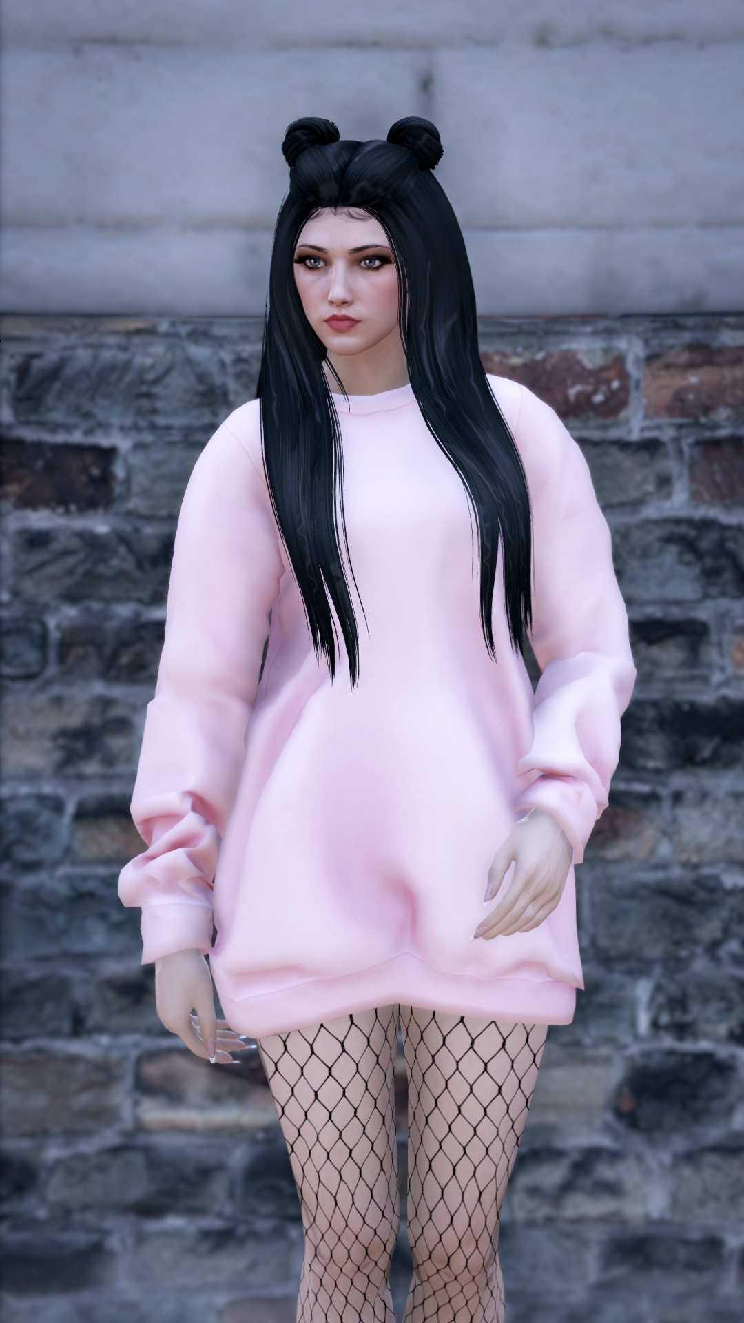 Thumbnail of Oversized Sweatshirt in Pink