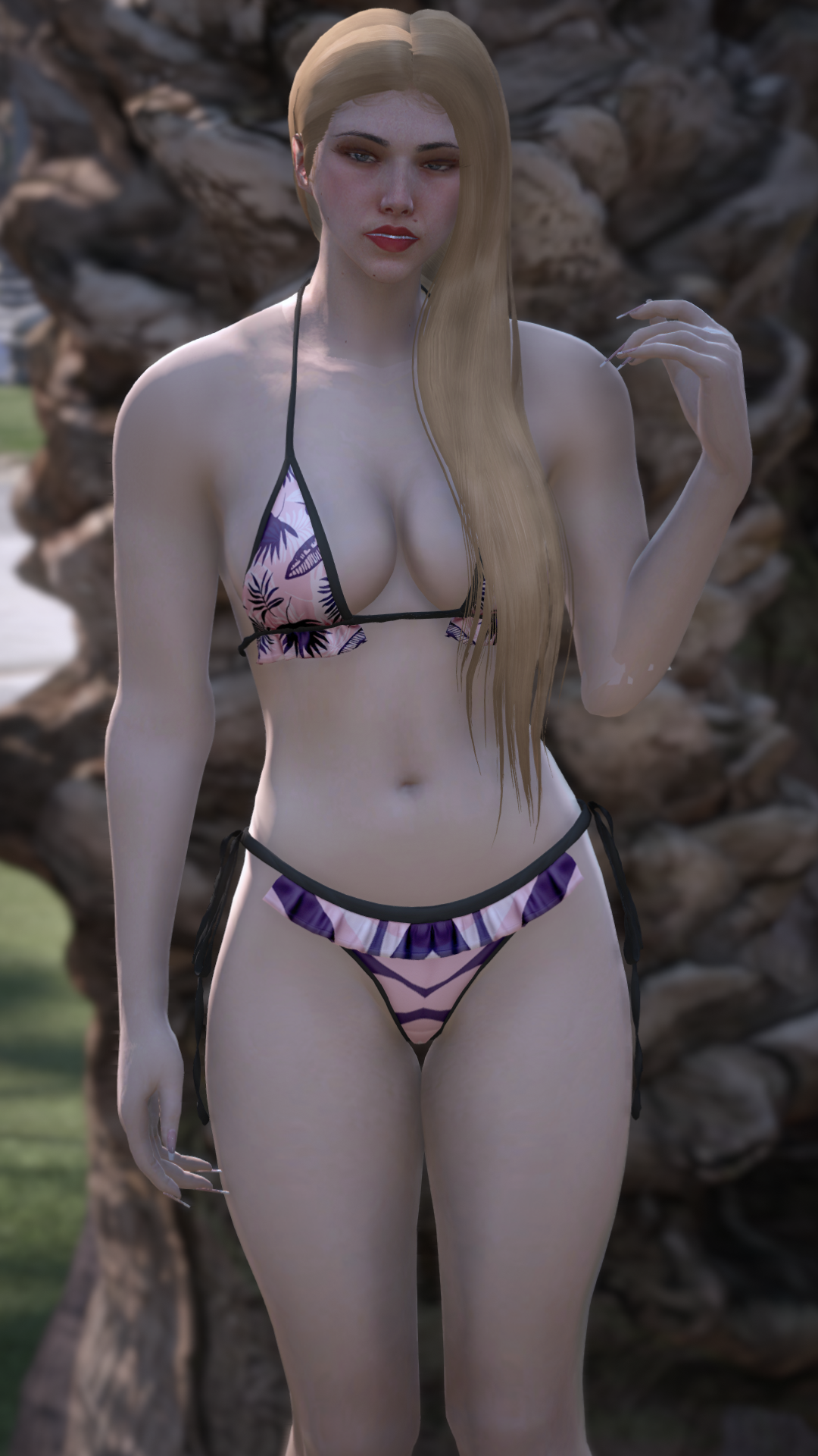 Thumbnail of Ruffle Bikini Set in Pink