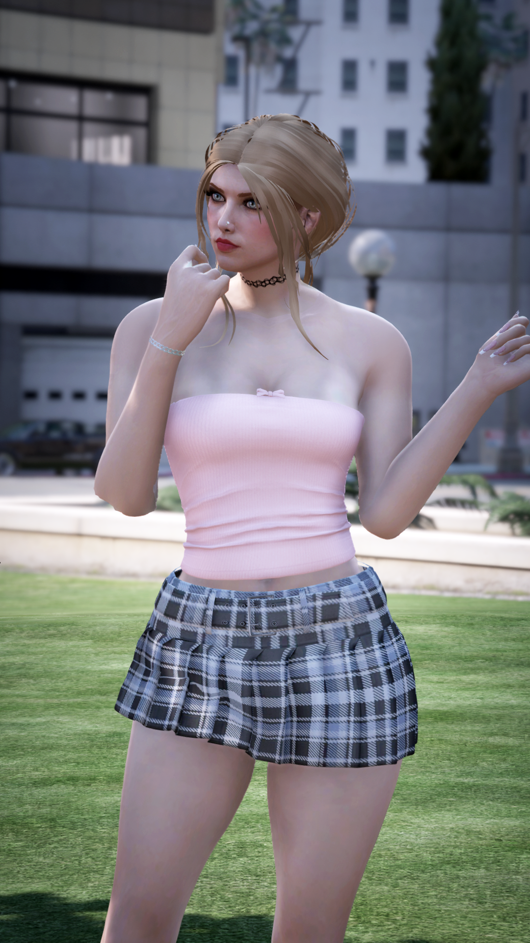 Thumbnail of Strapless Top in Pink