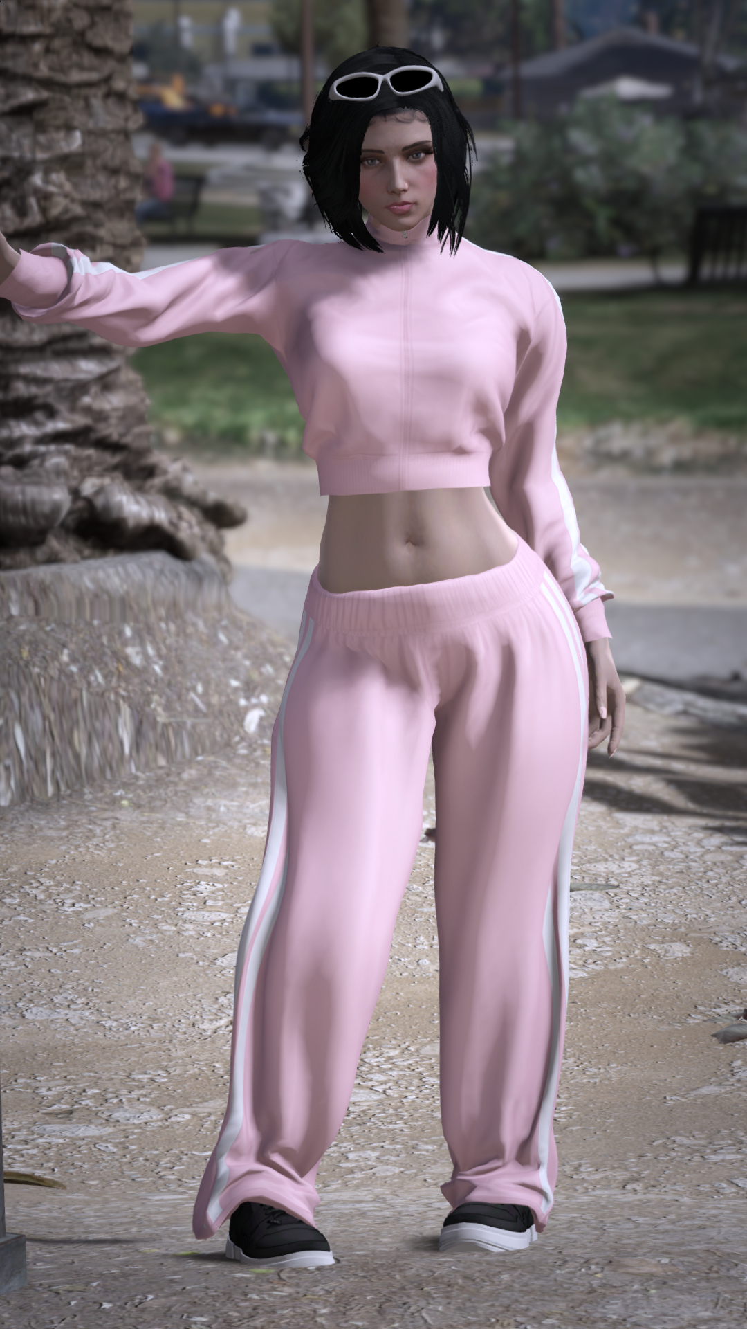 Thumbnail of Casual Tracksuit Set in Pink